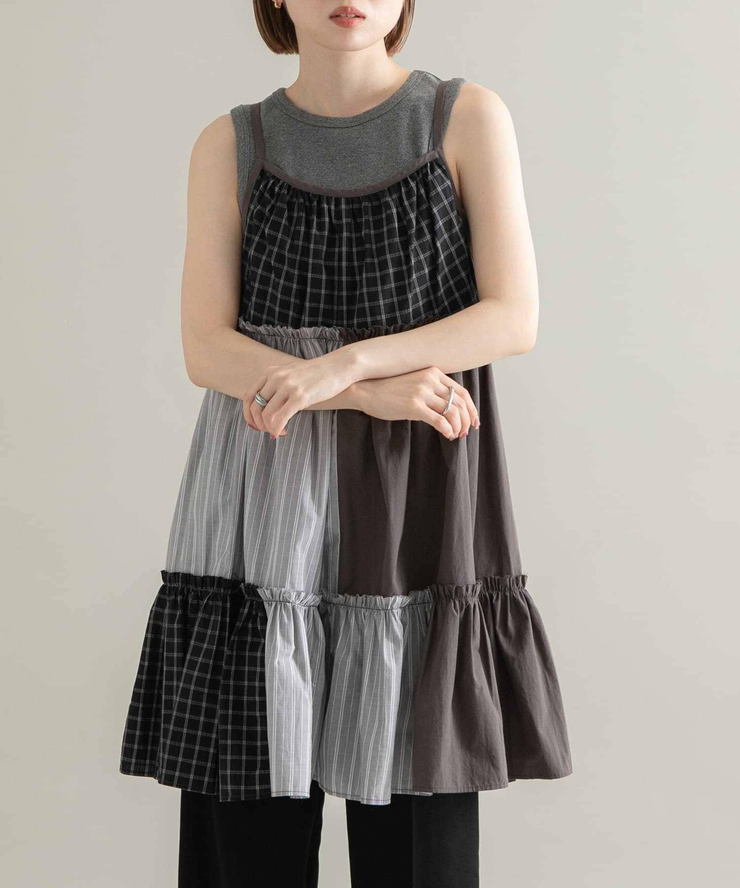 身長：153cm サイズ：one