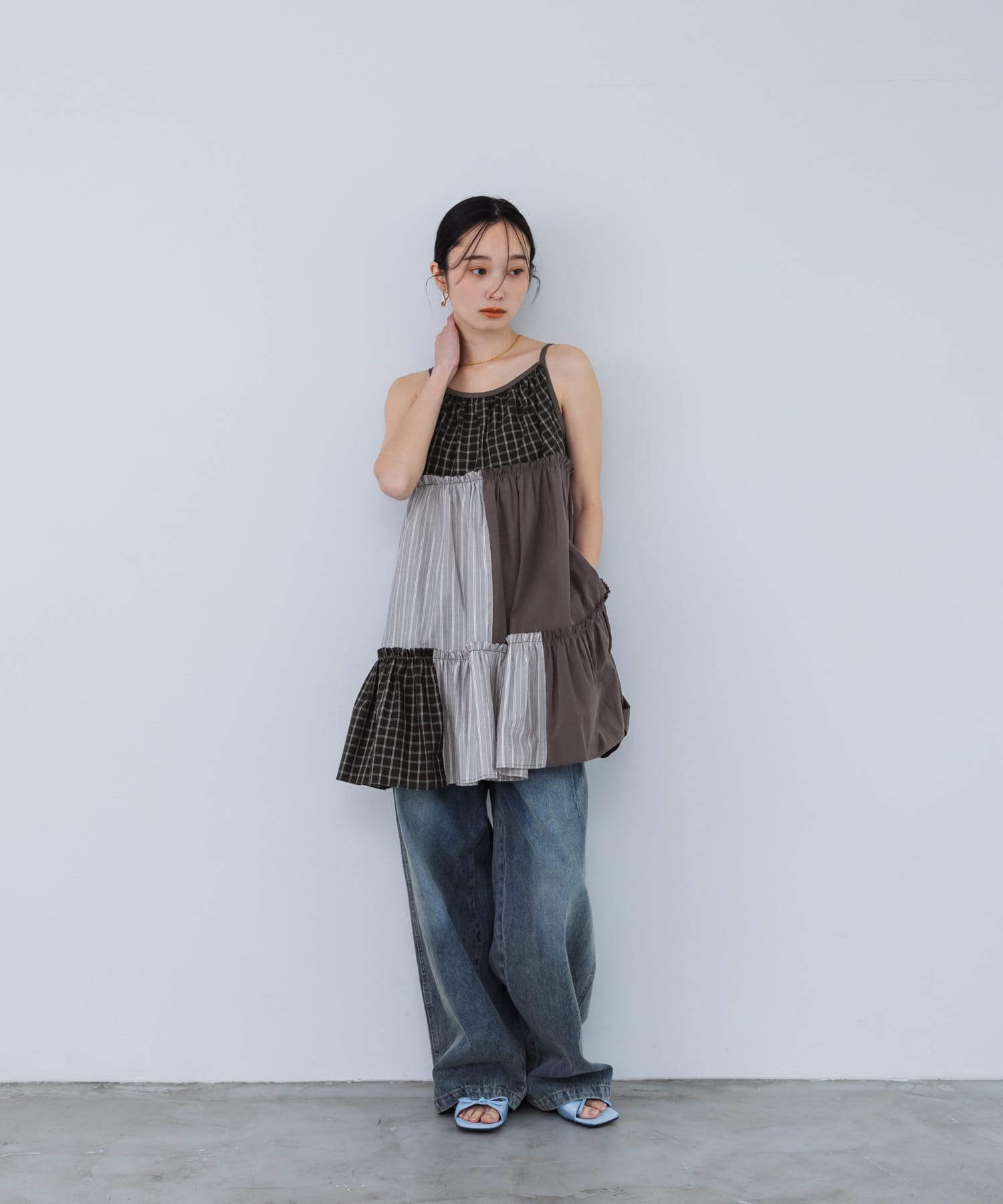 身長：161cm サイズ：one