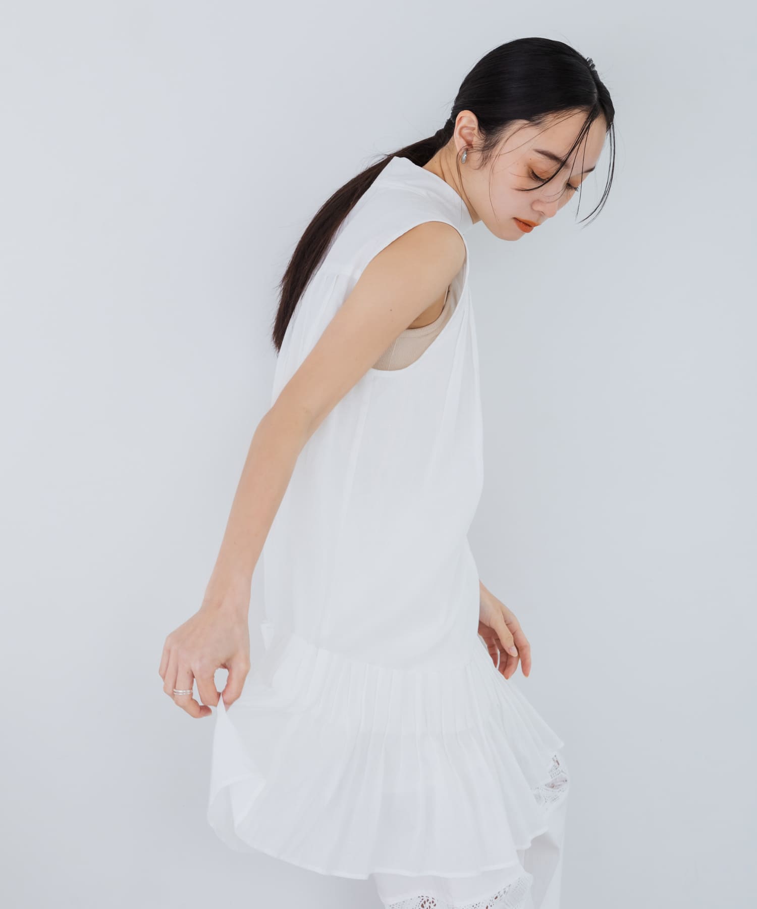 身長：161cm サイズ：one