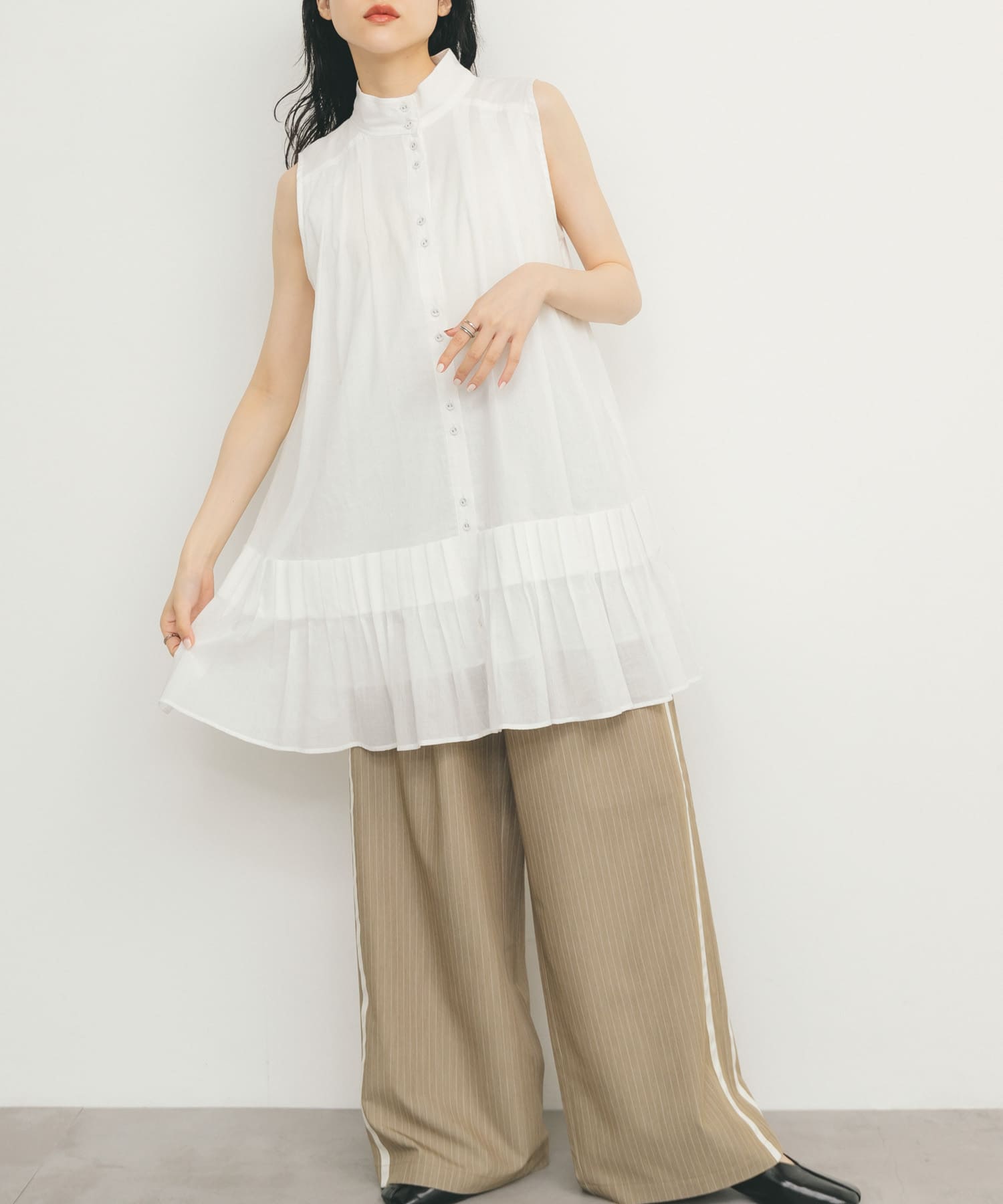 身長：160cm サイズ：one