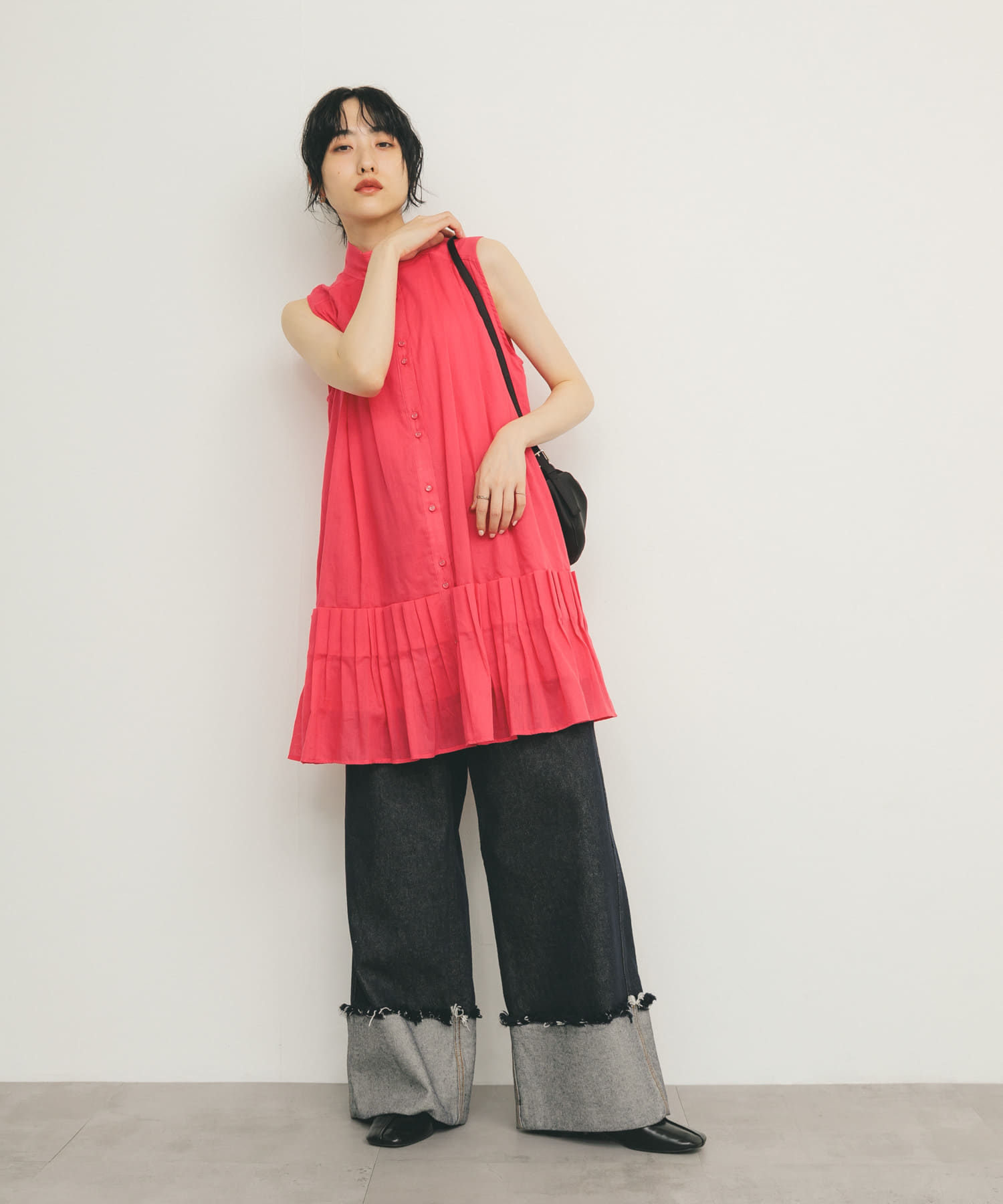 身長：160cm サイズ：one