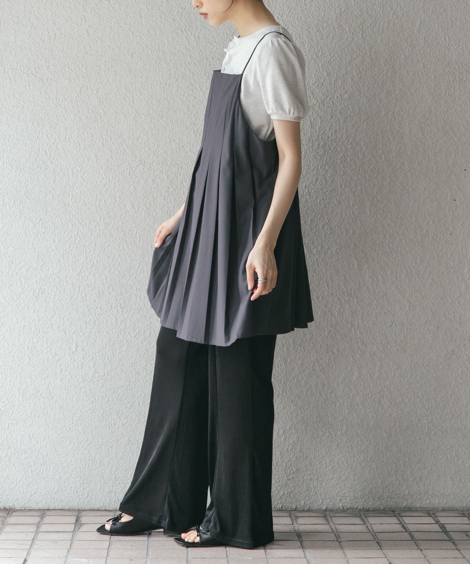 身長：160cm サイズ：one