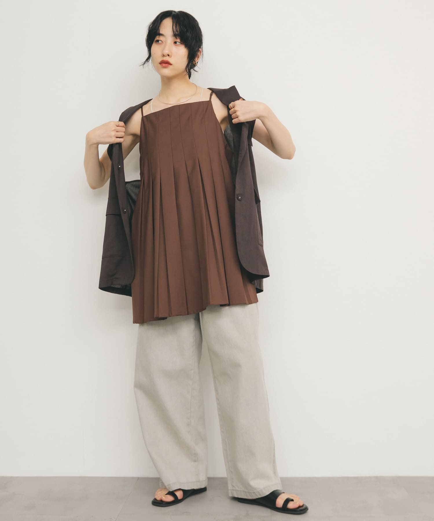 身長：160cm サイズ：one