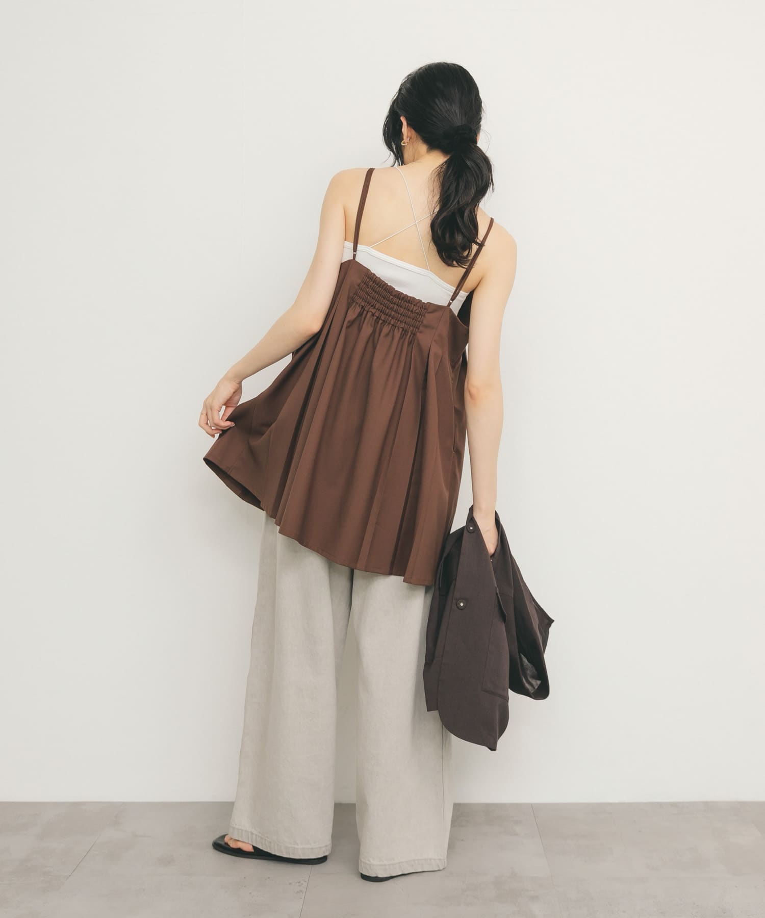 身長：160cm サイズ：one