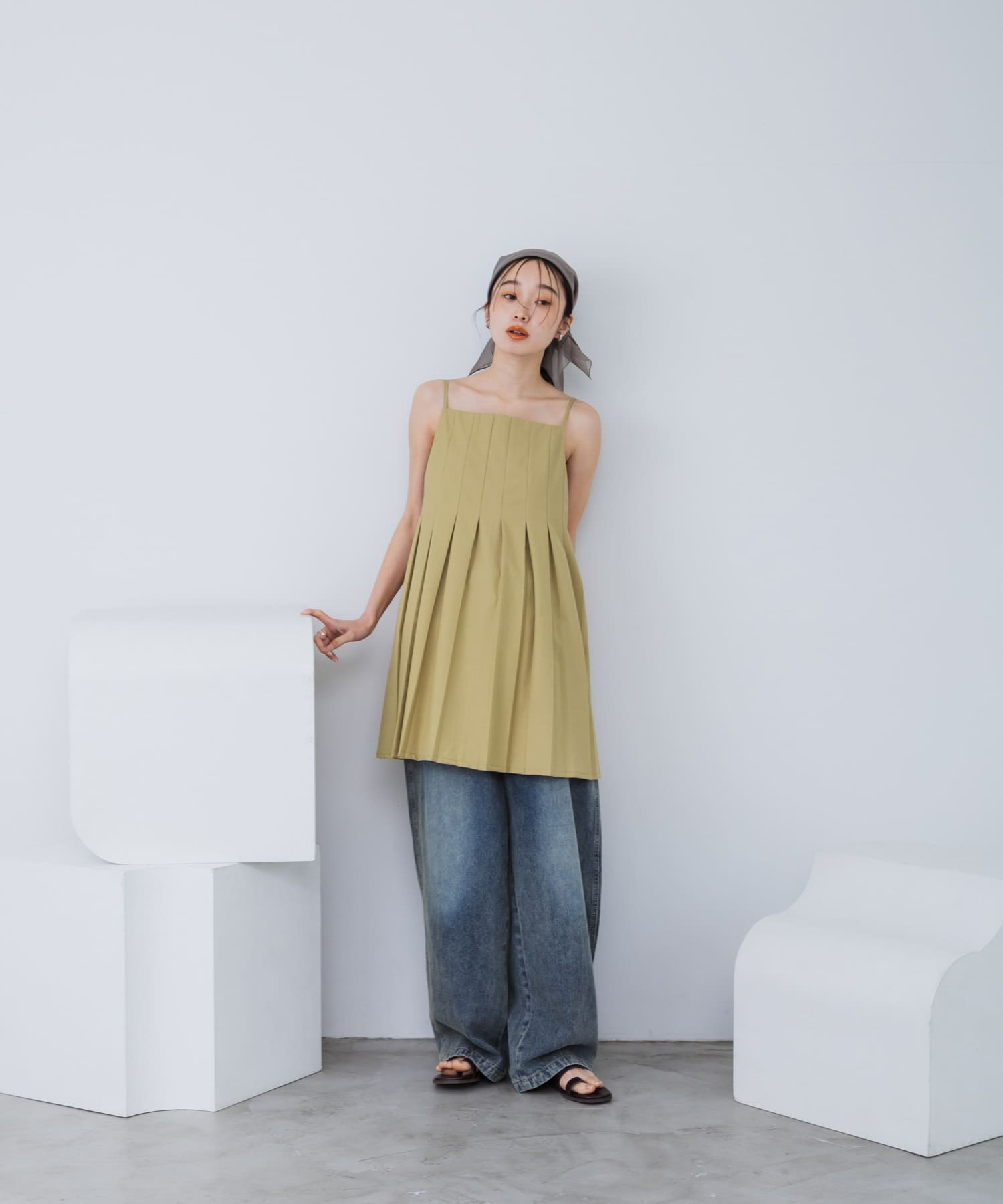 身長：161cm サイズ：one