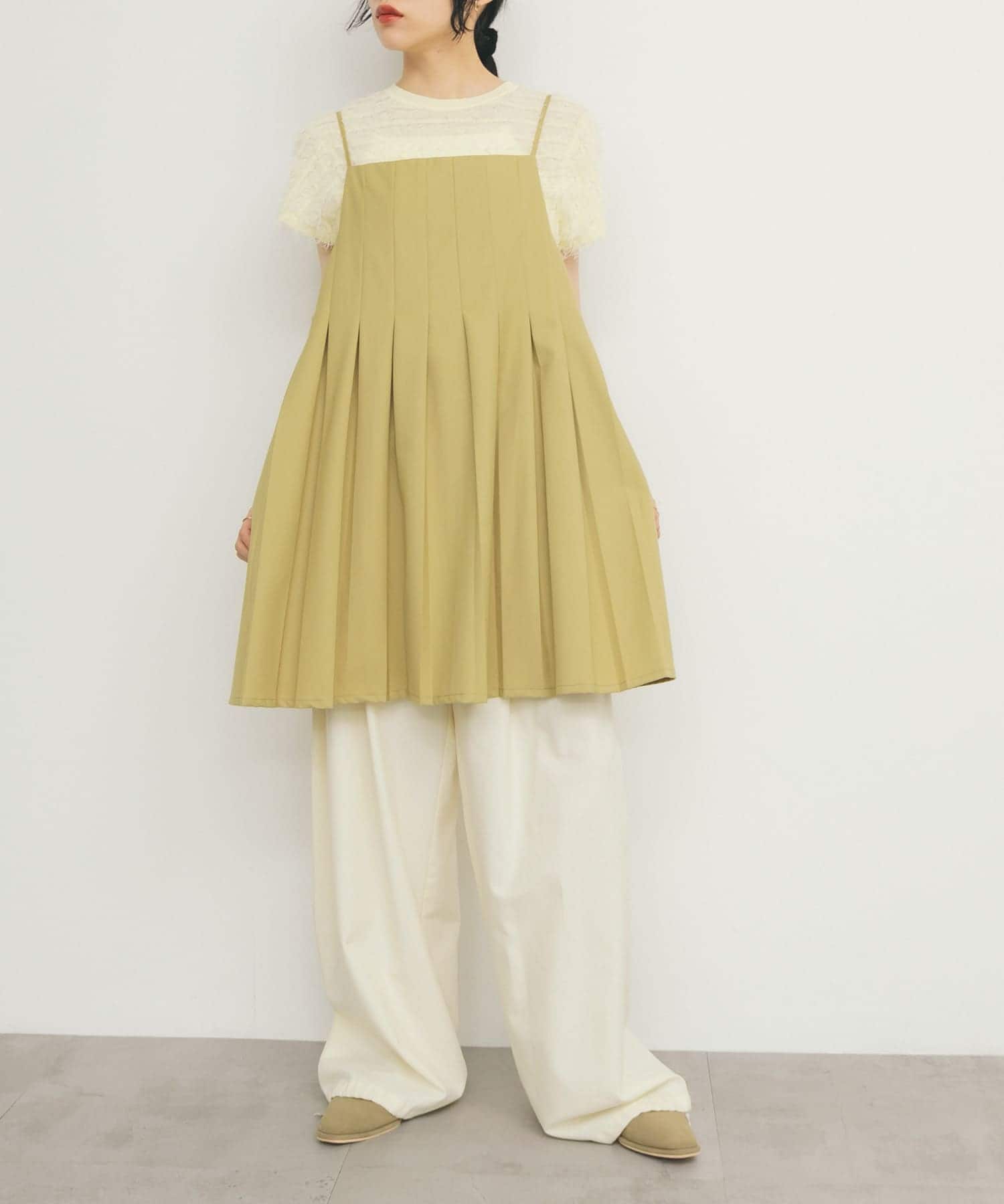 身長：160cm サイズ：one