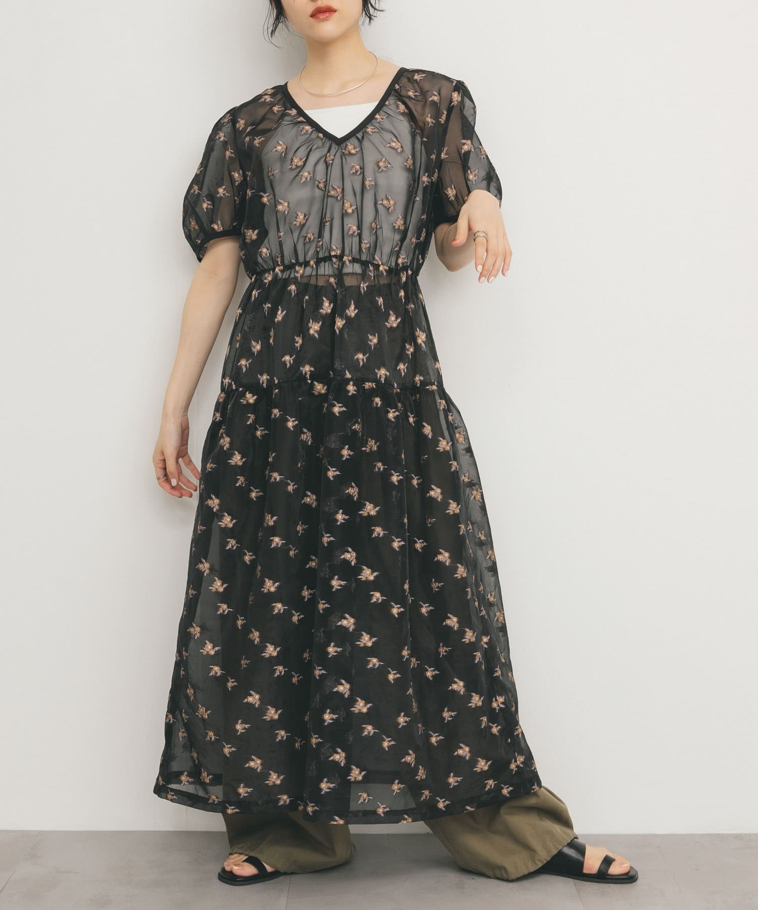 身長：160cm サイズ：one