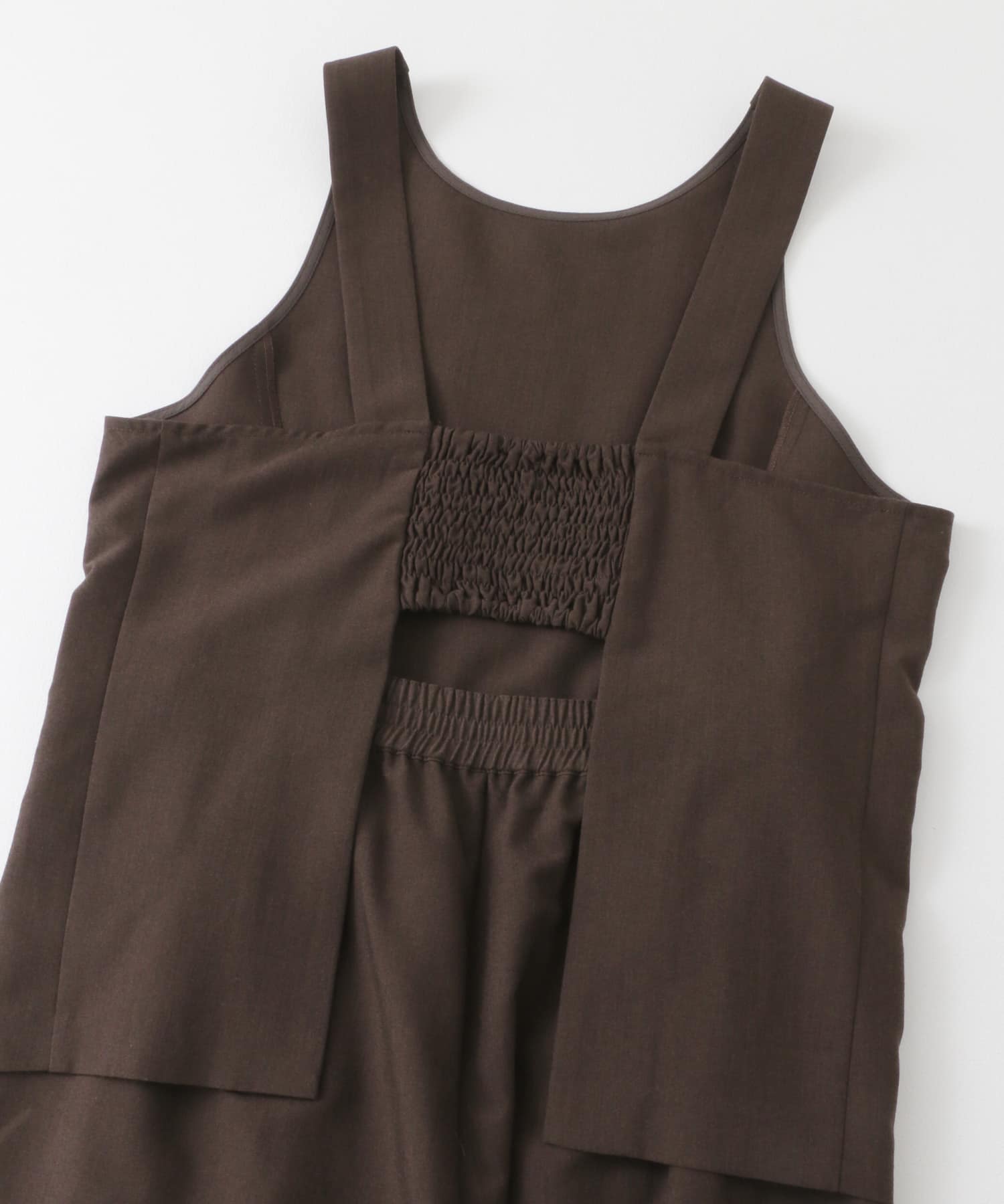バックオープンベストセットアップ BROWN one