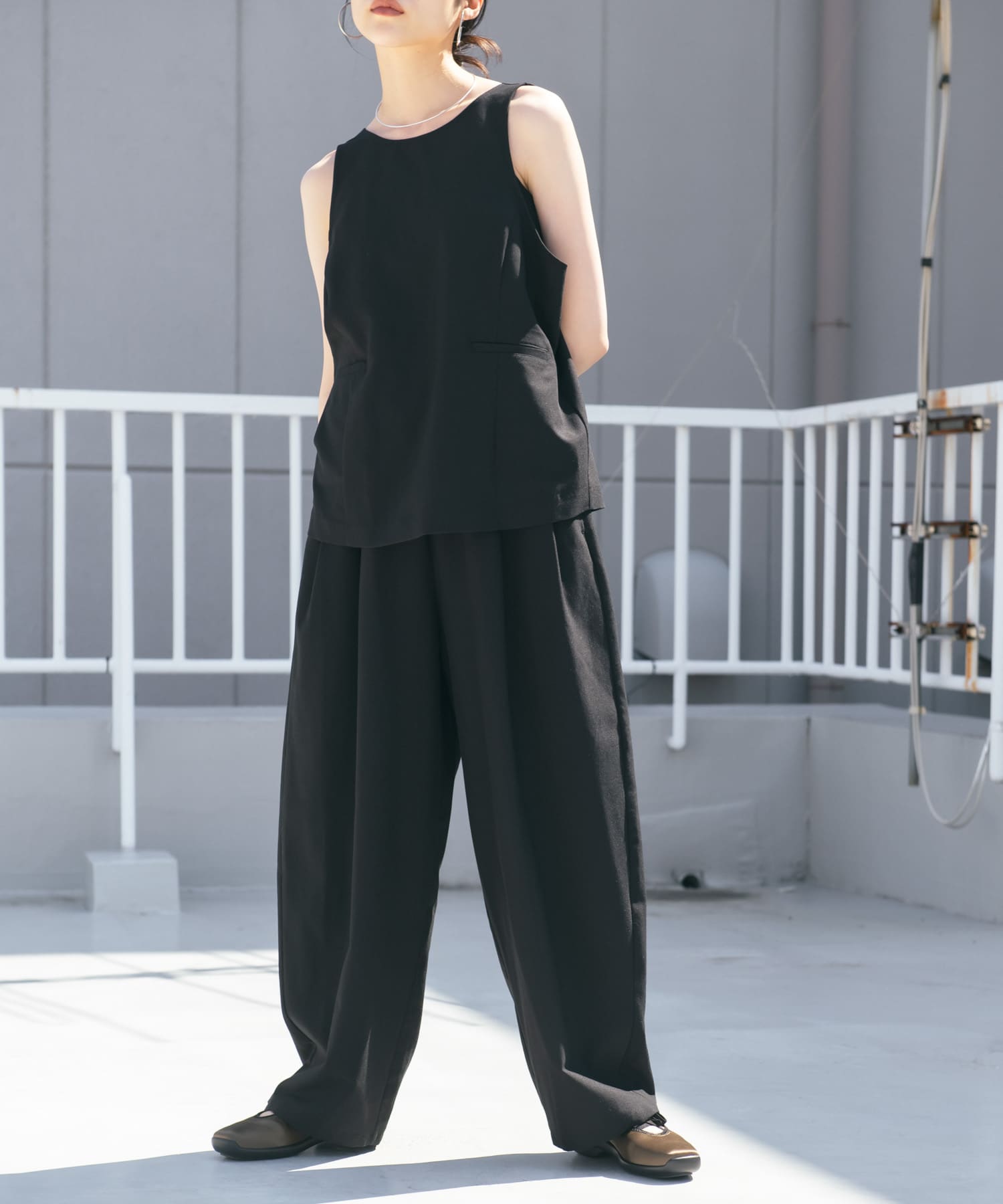 身長：160cm サイズ：one