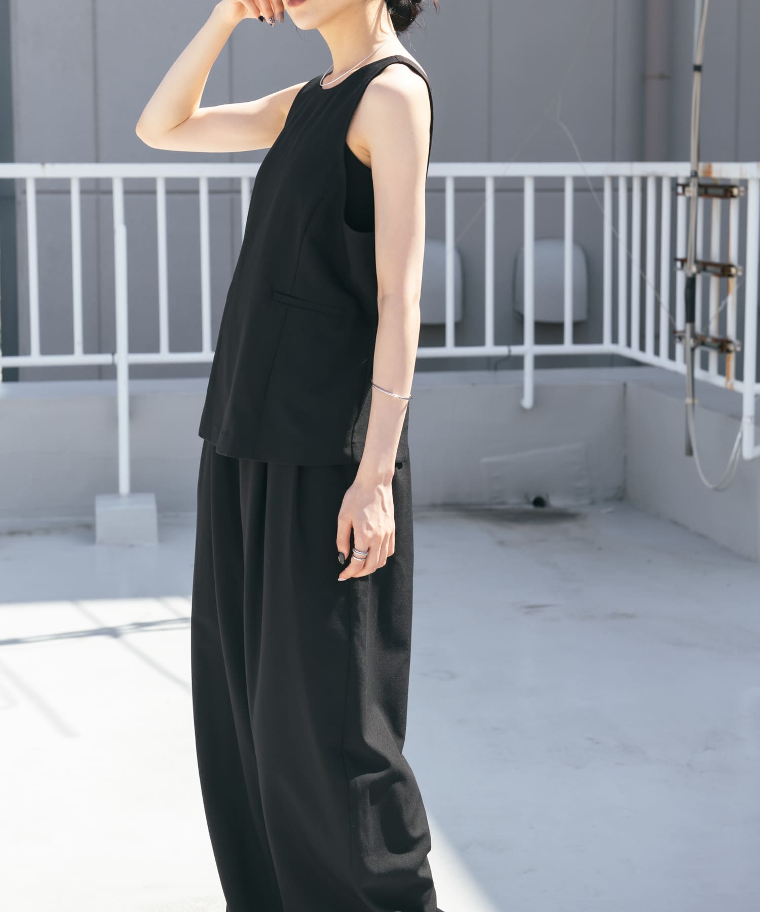 身長：160cm サイズ：one