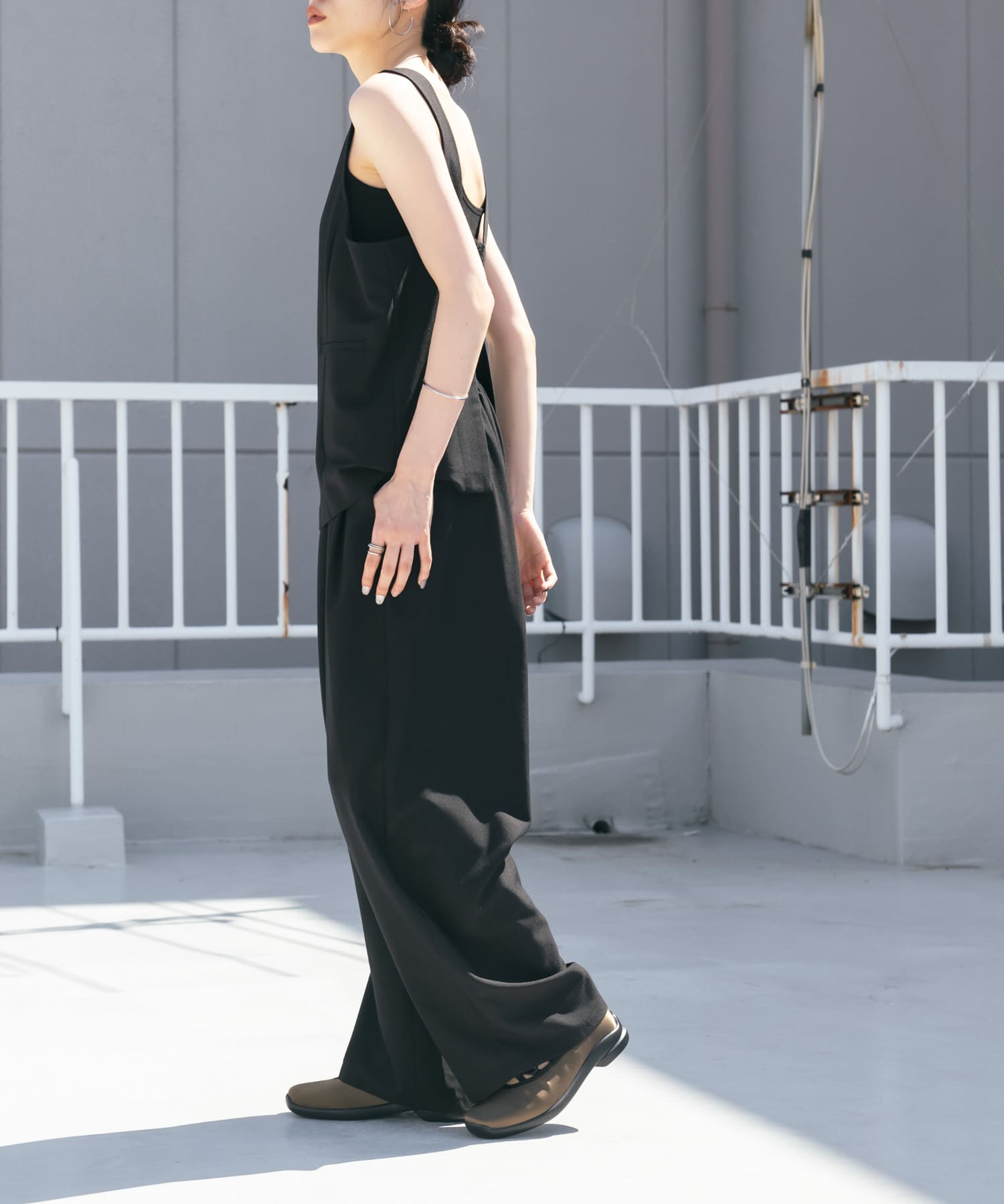 身長：160cm サイズ：one