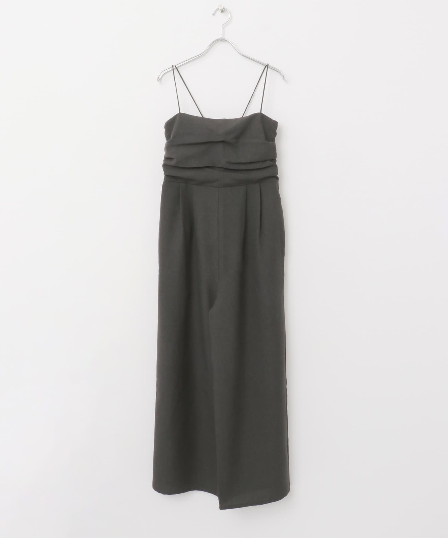 バックオープンキャミサロペット CHARCOAL one