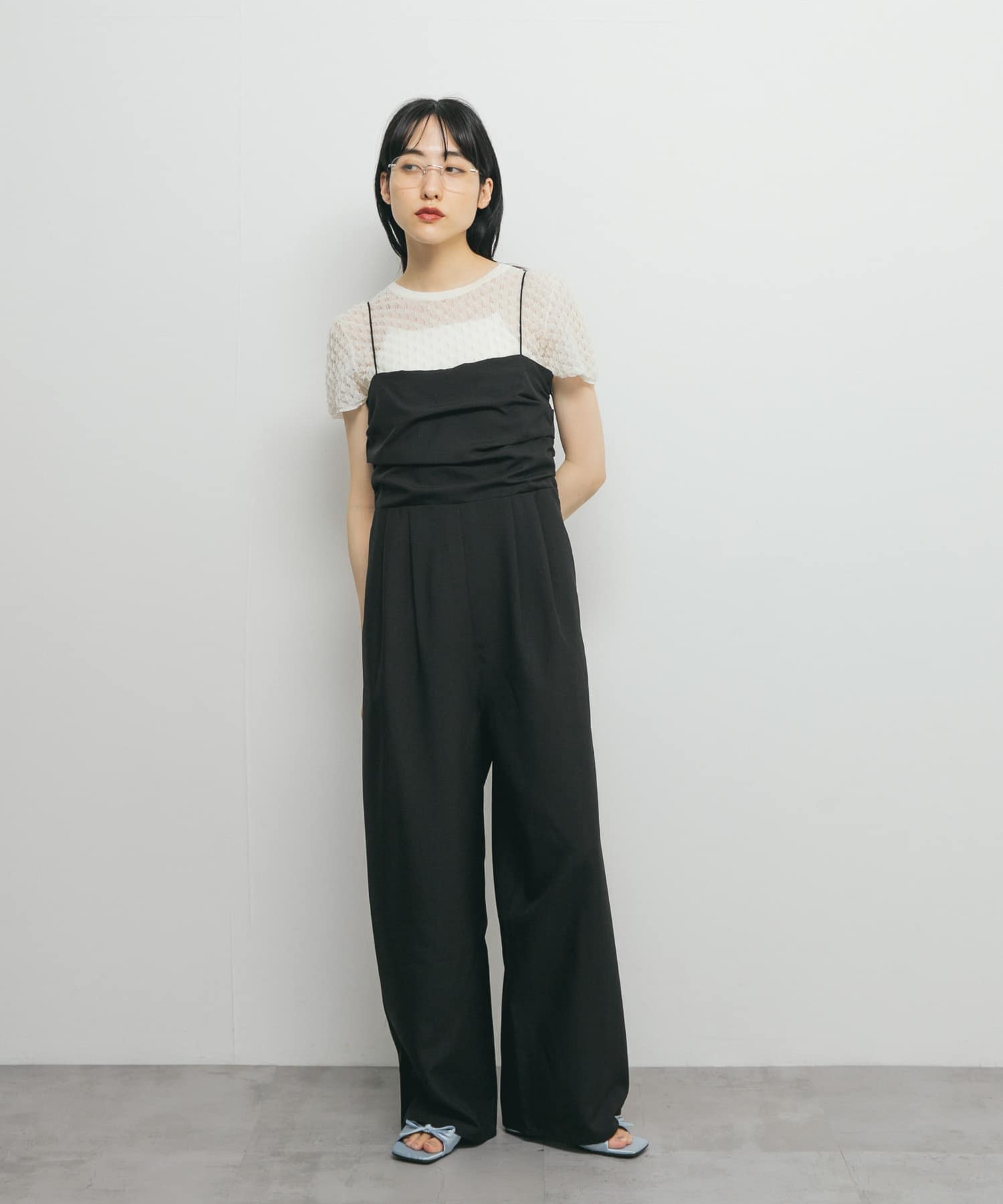 身長：160cm サイズ：one