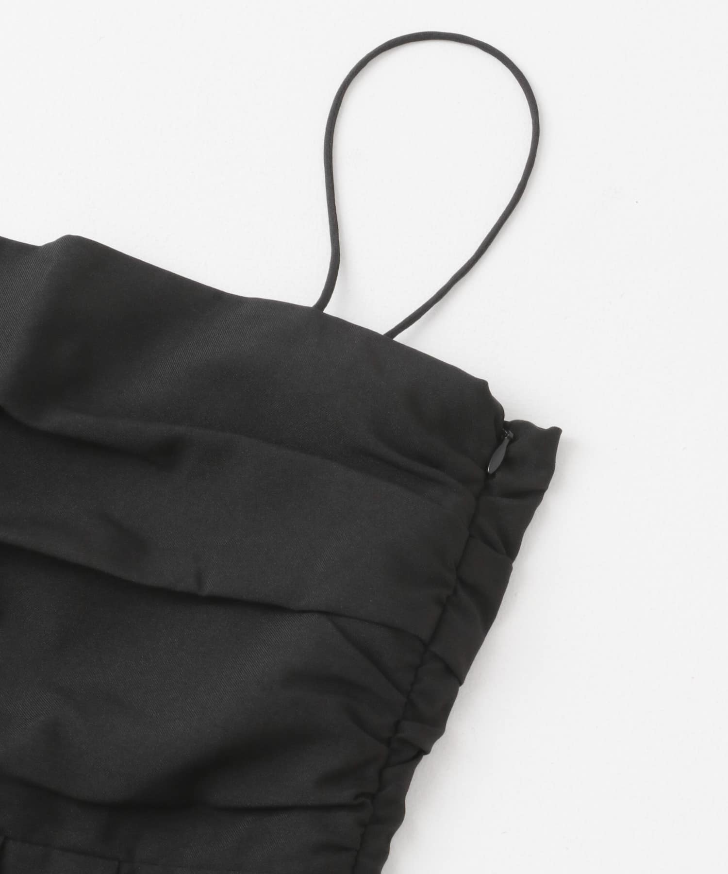 バックオープンキャミサロペット BLACK one