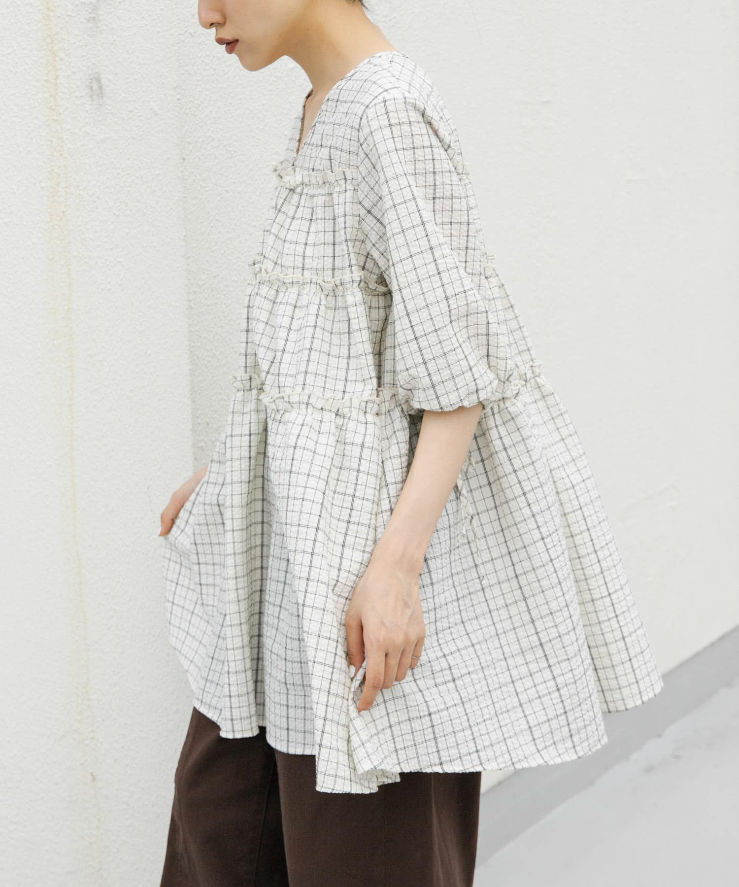 身長：160cm サイズ：one