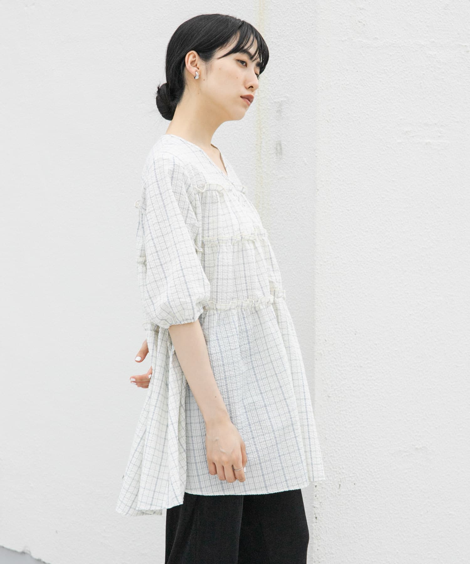 身長：160cm サイズ：one