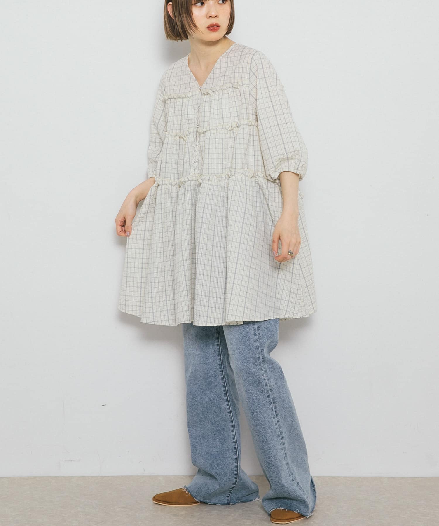 身長：153cm サイズ：one