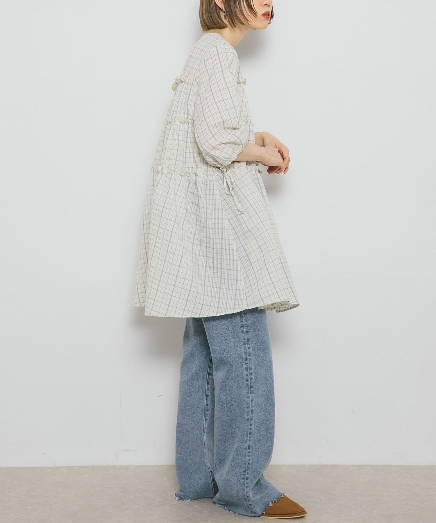 身長：153cm サイズ：one