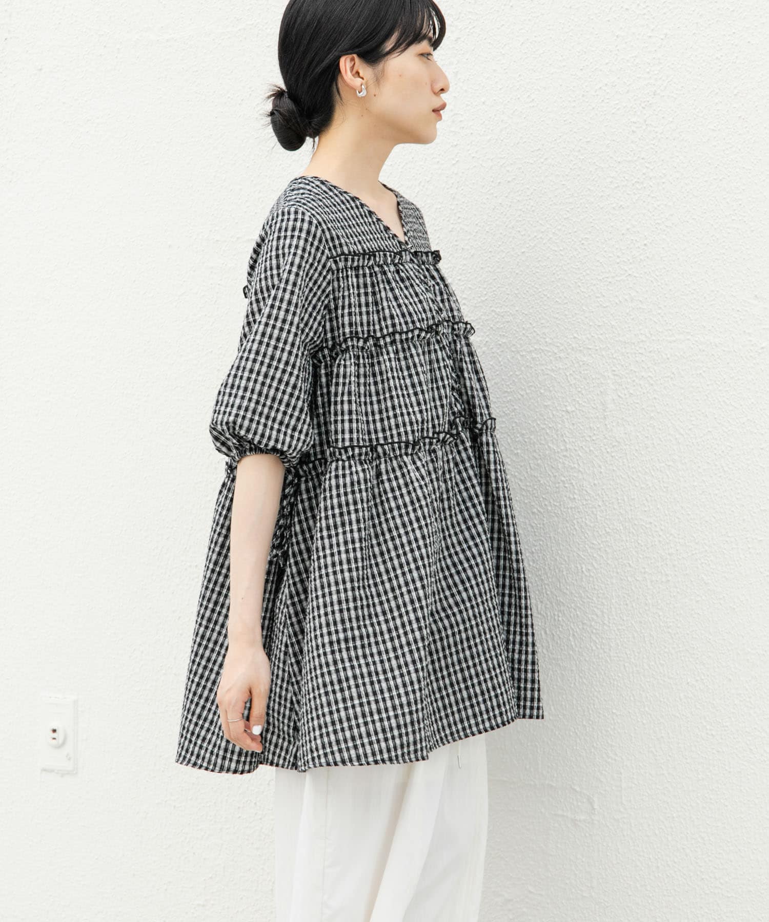 身長：160cm サイズ：one