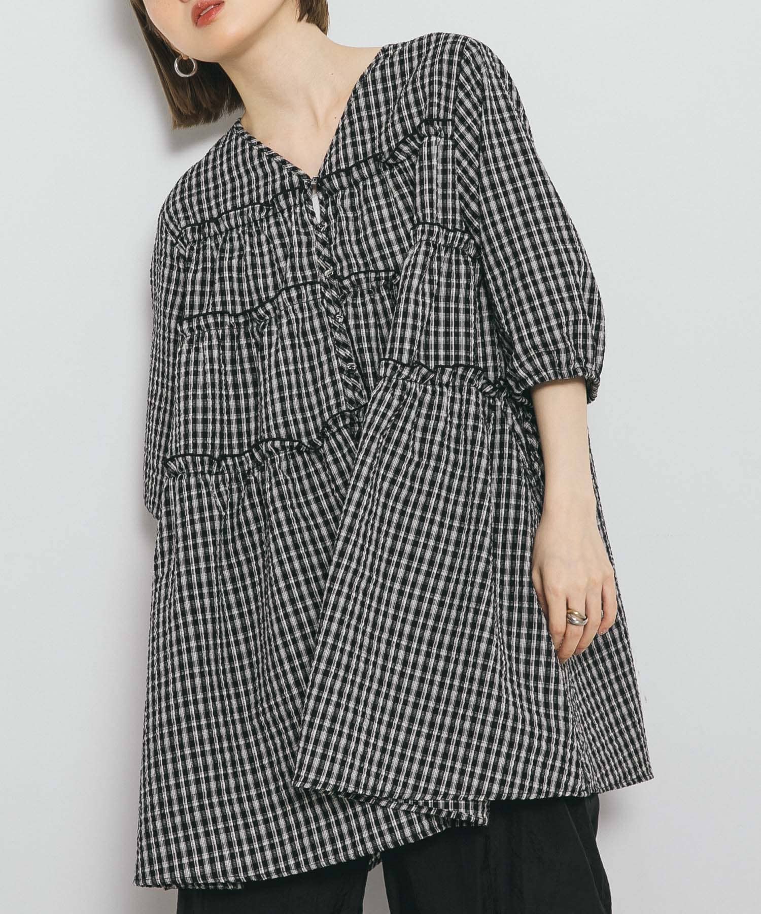 身長：153cm サイズ：one