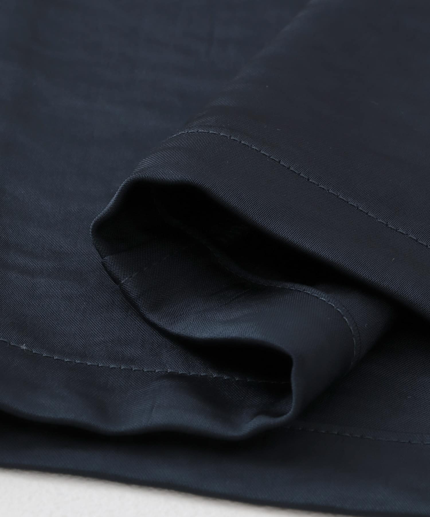フロントZIPサテンサロペット NAVY one