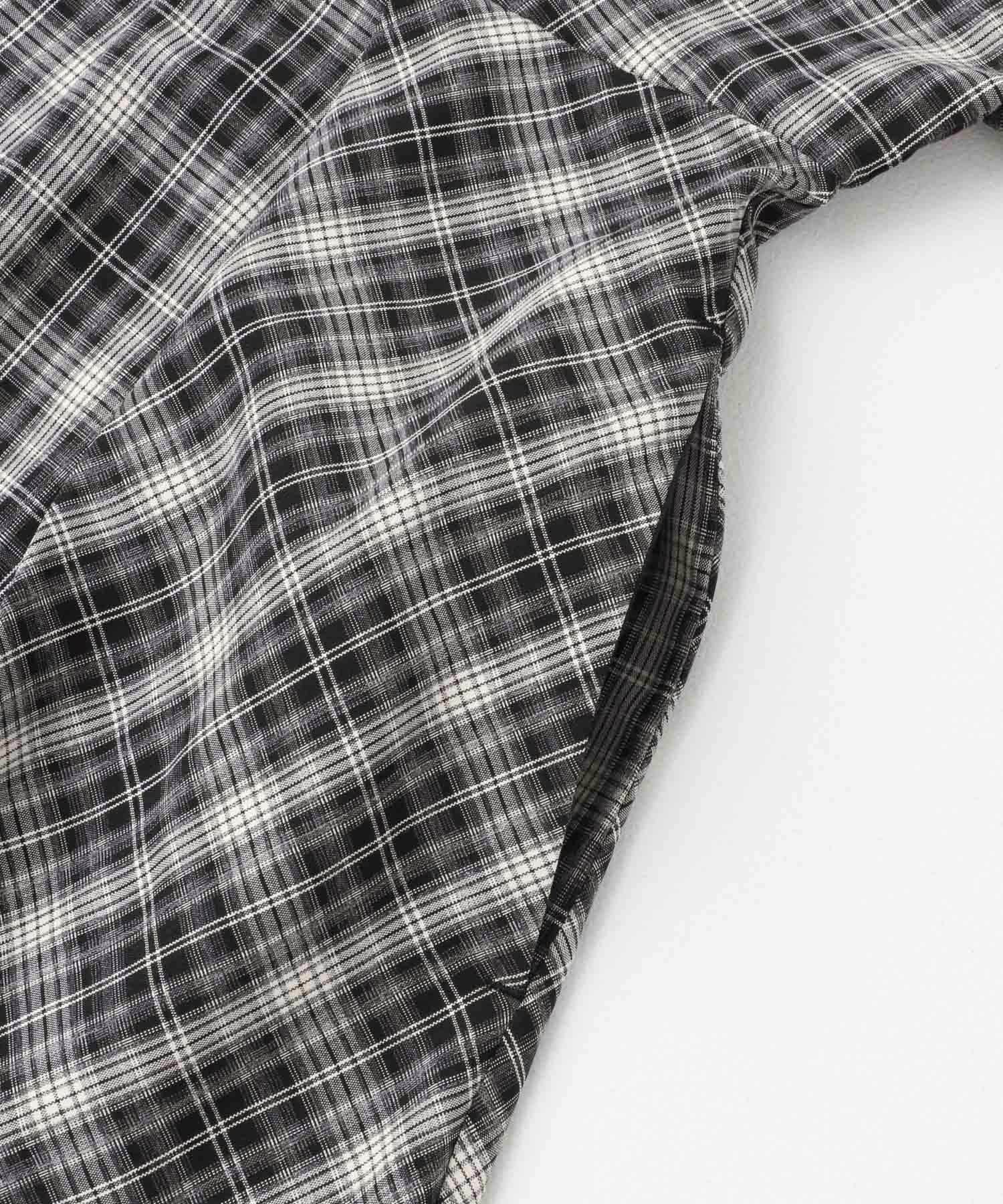 チェックWIDEフレアワンピース(one BLUE×BRN): ワンピース｜URBAN