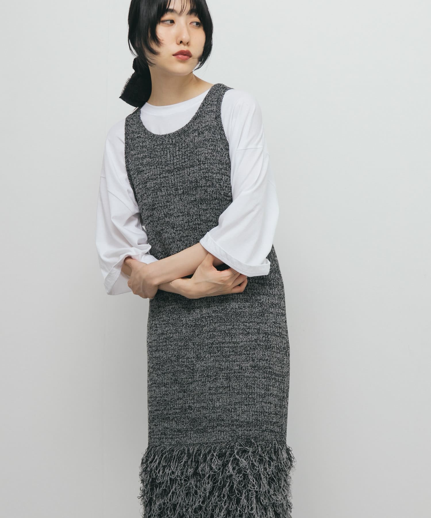 身長：160cm サイズ：one
