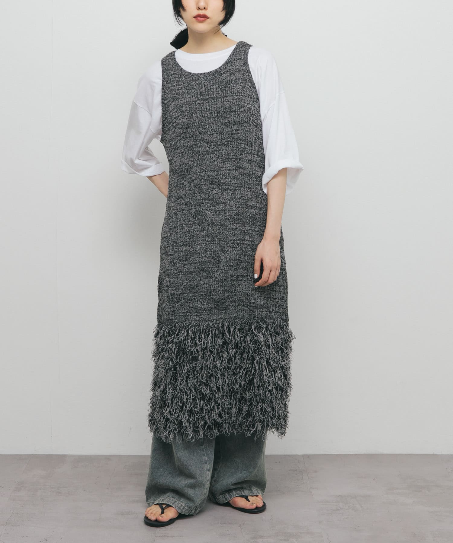 身長：160cm サイズ：one