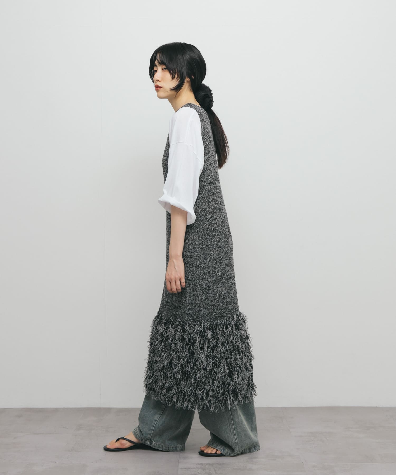 身長：160cm サイズ：one