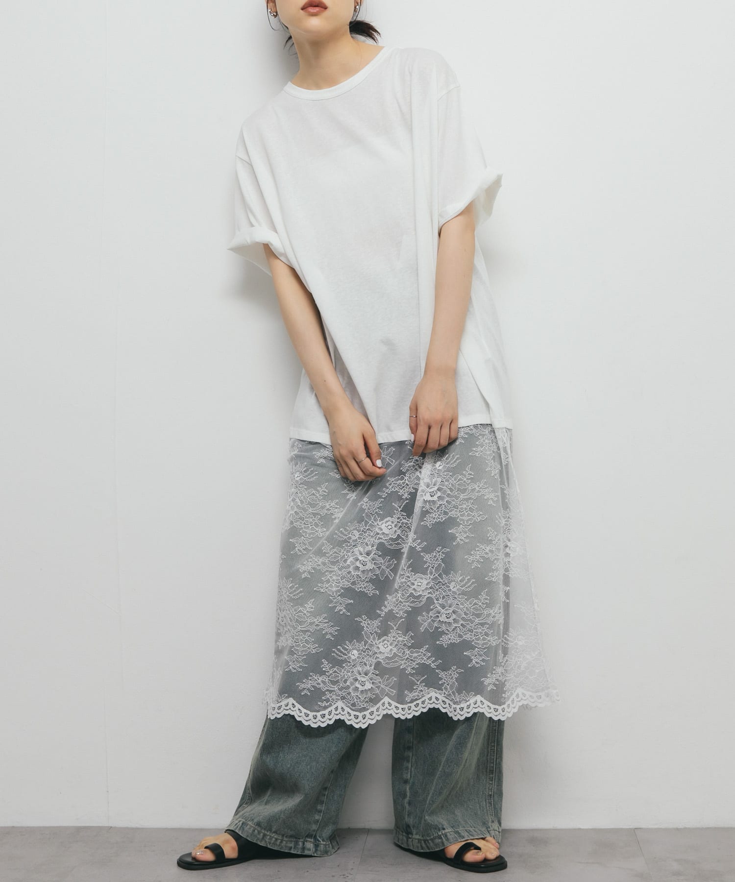 身長：160cm サイズ：one