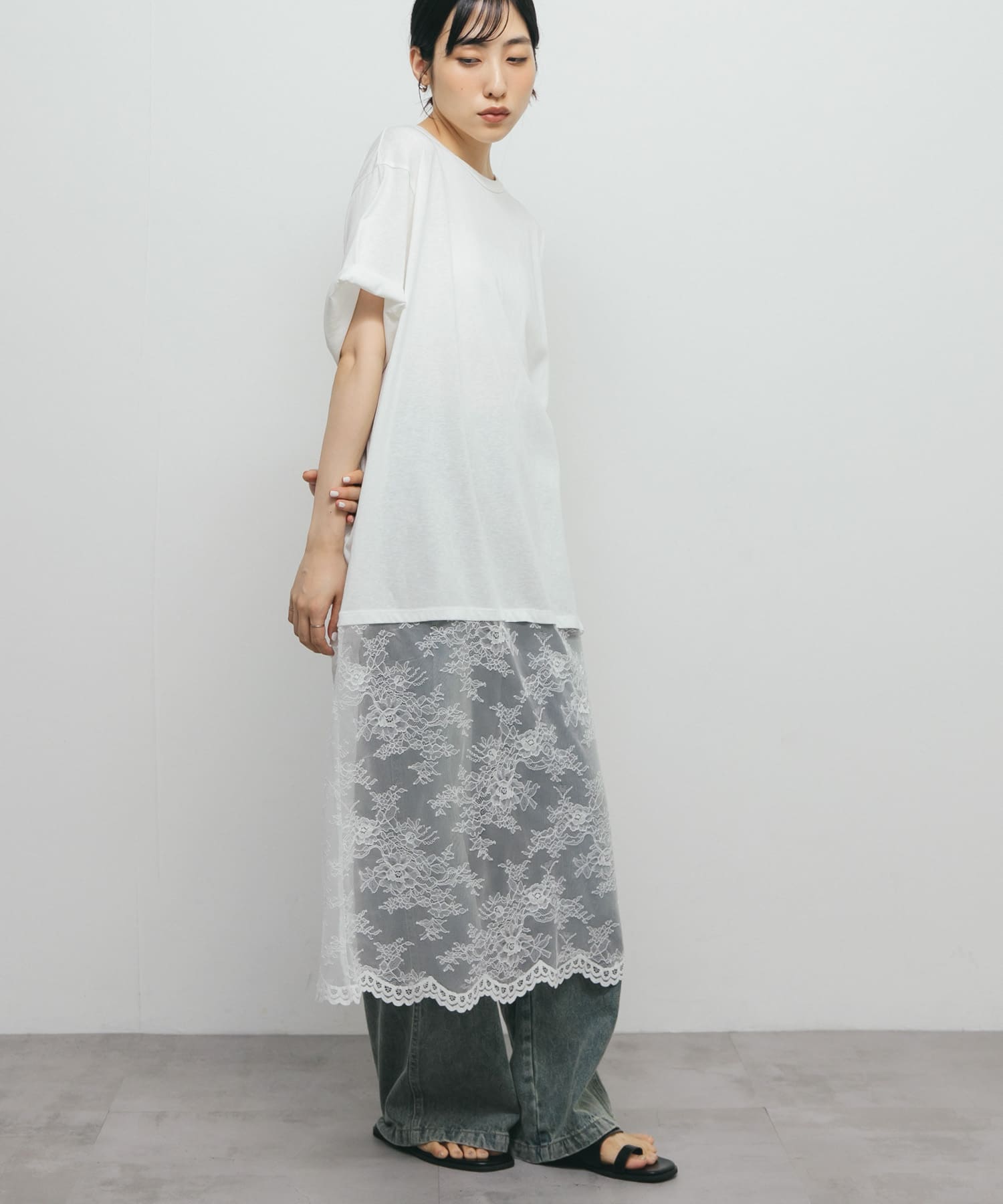 身長：160cm サイズ：one