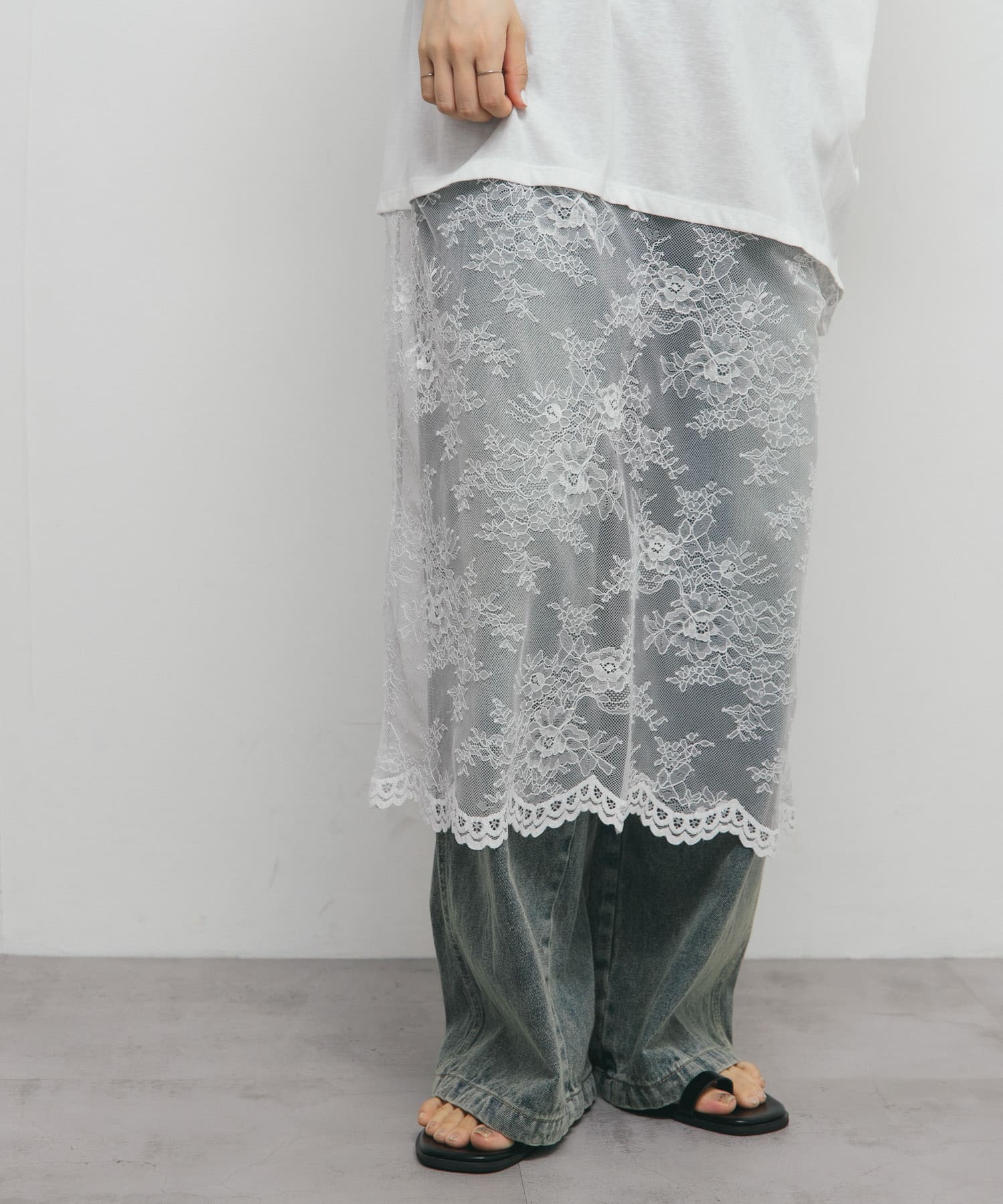 身長：160cm サイズ：one