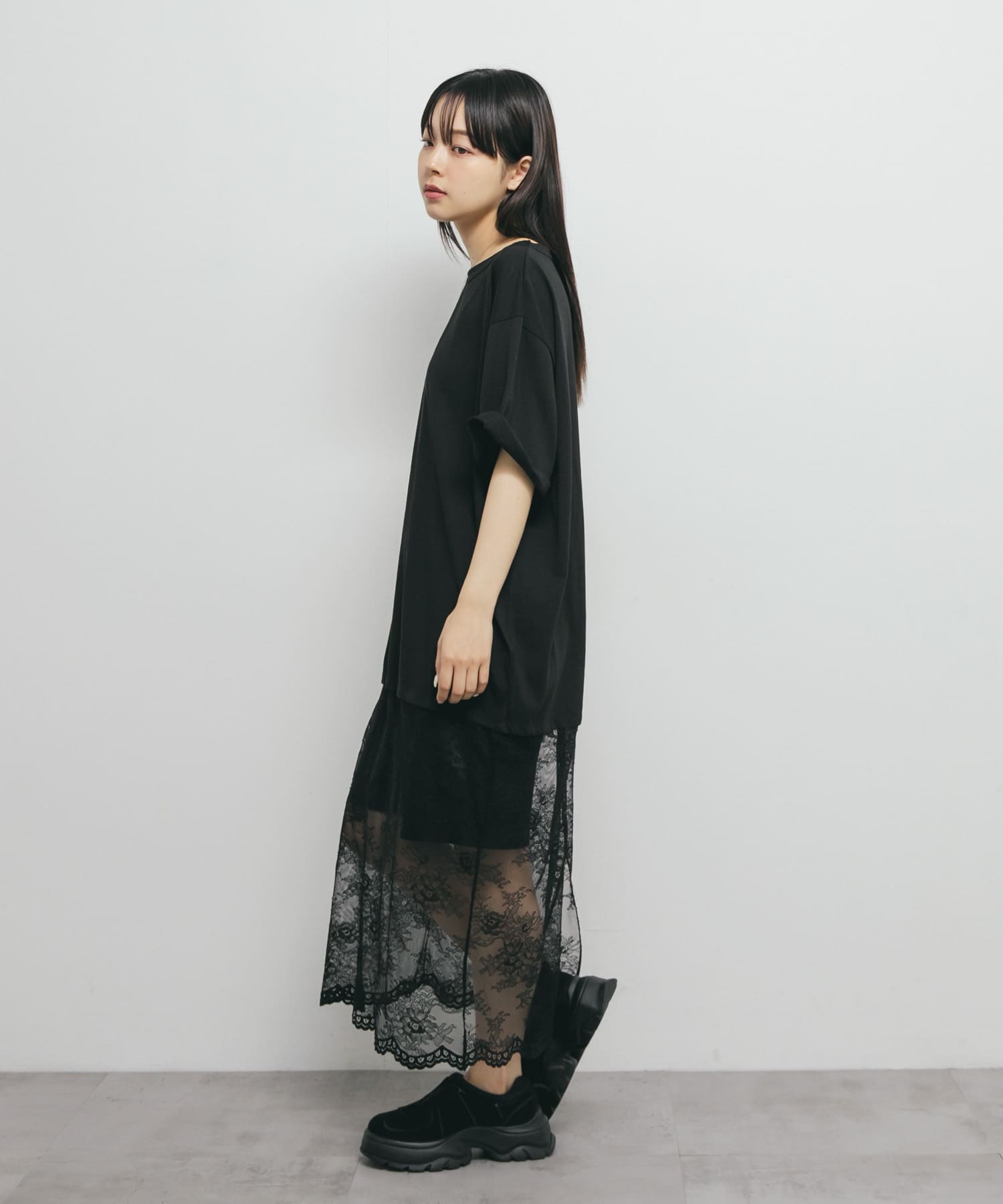 身長：160cm サイズ：one