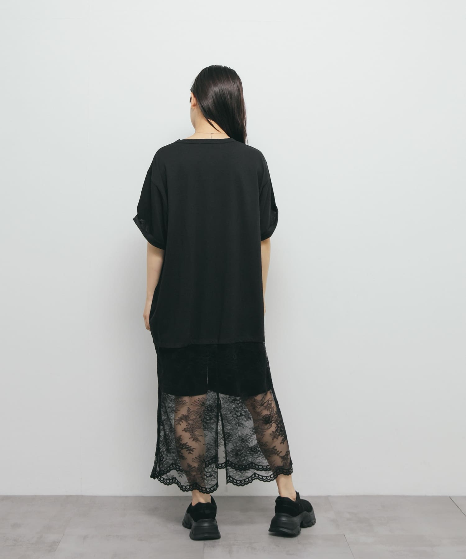 身長：160cm サイズ：one