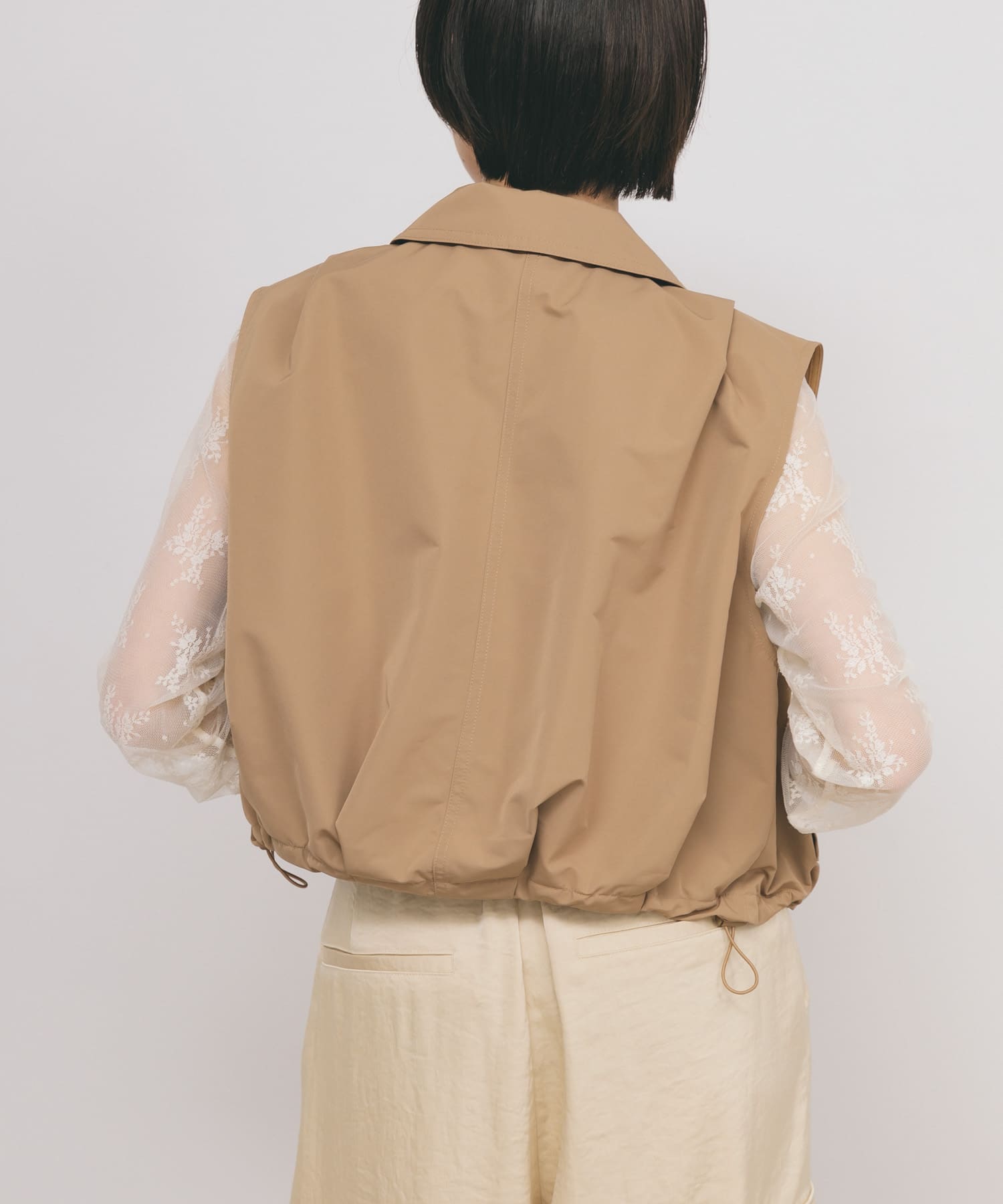 身長：159cm サイズ：one