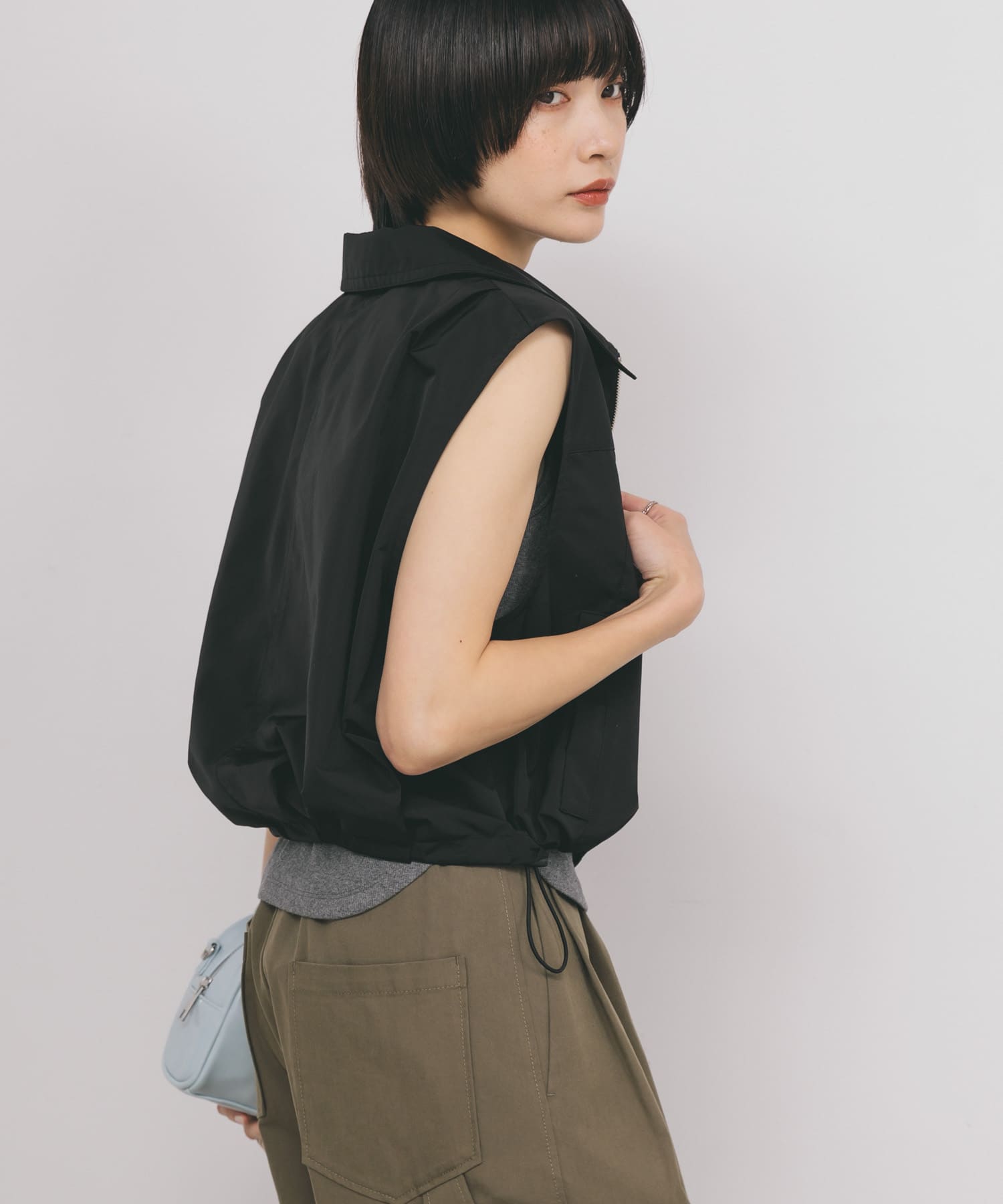 身長：159cm サイズ：one