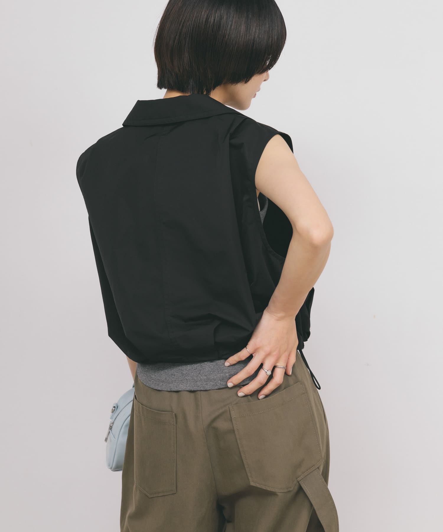 身長：159cm サイズ：one