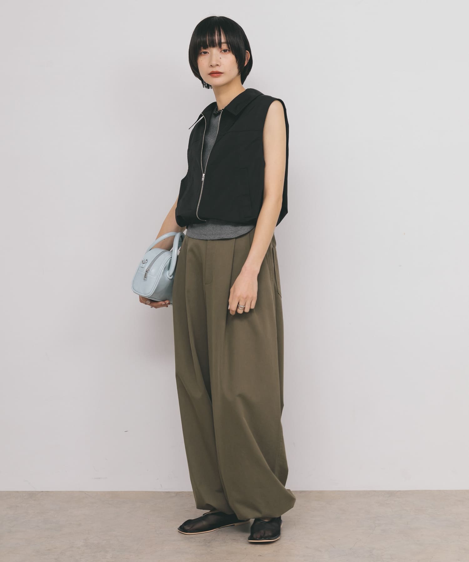 身長：159cm サイズ：one
