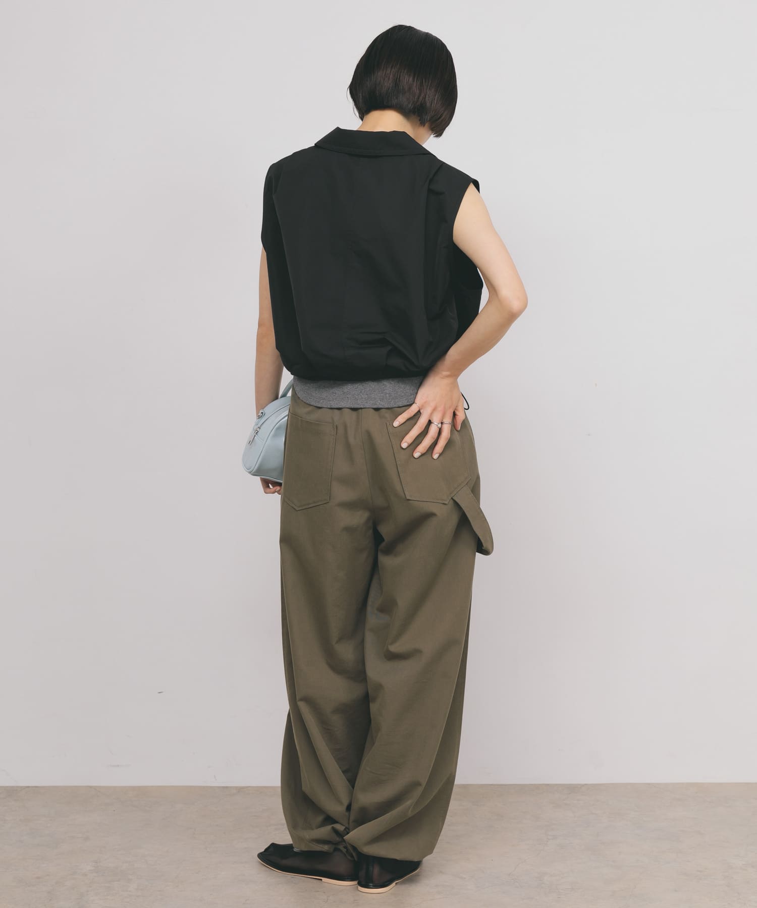 身長：159cm サイズ：one