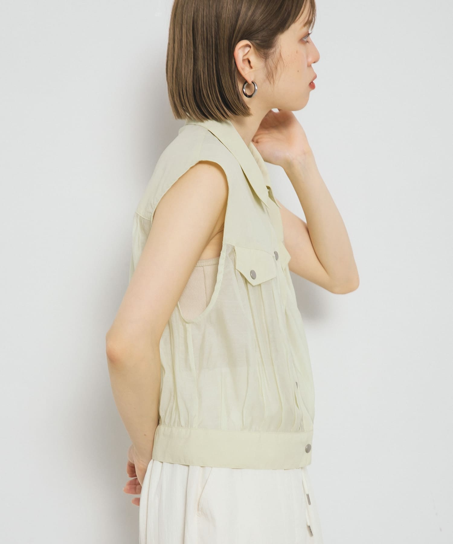 身長：153cm サイズ：one