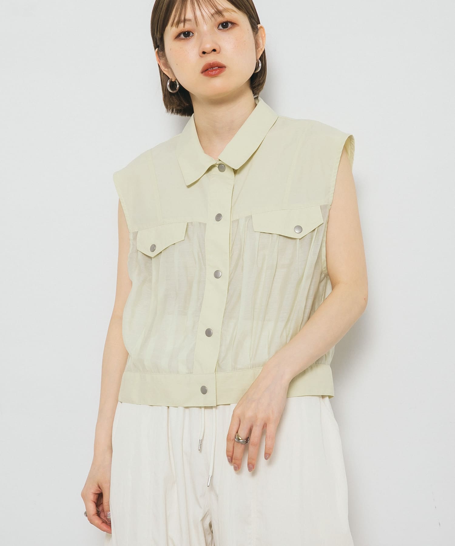 身長：153cm サイズ：one
