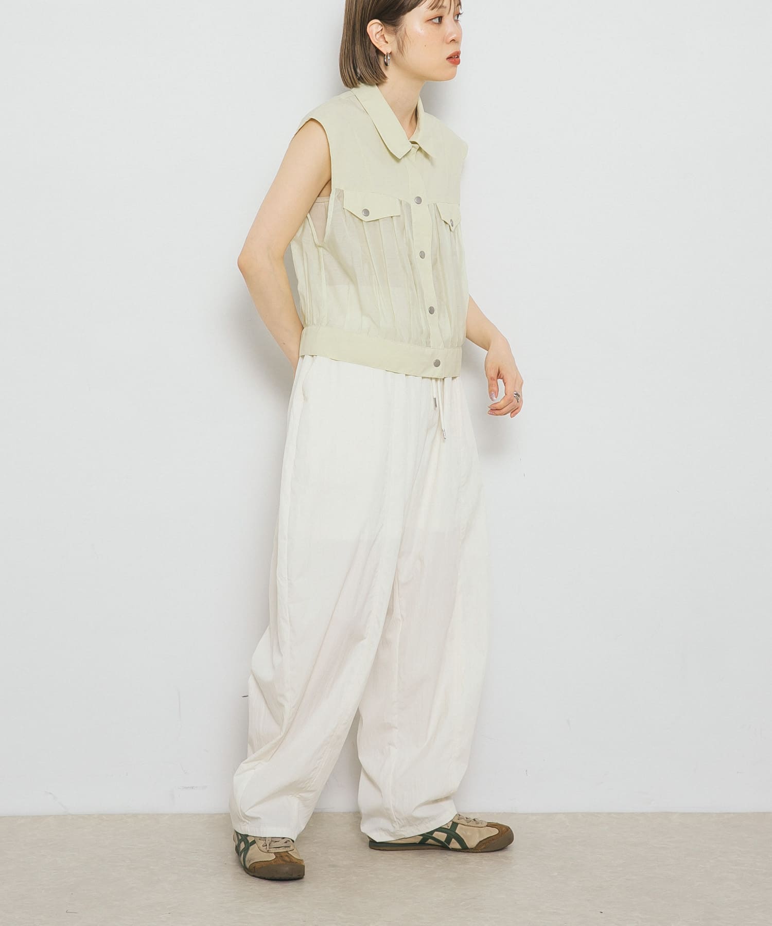 身長：153cm サイズ：one