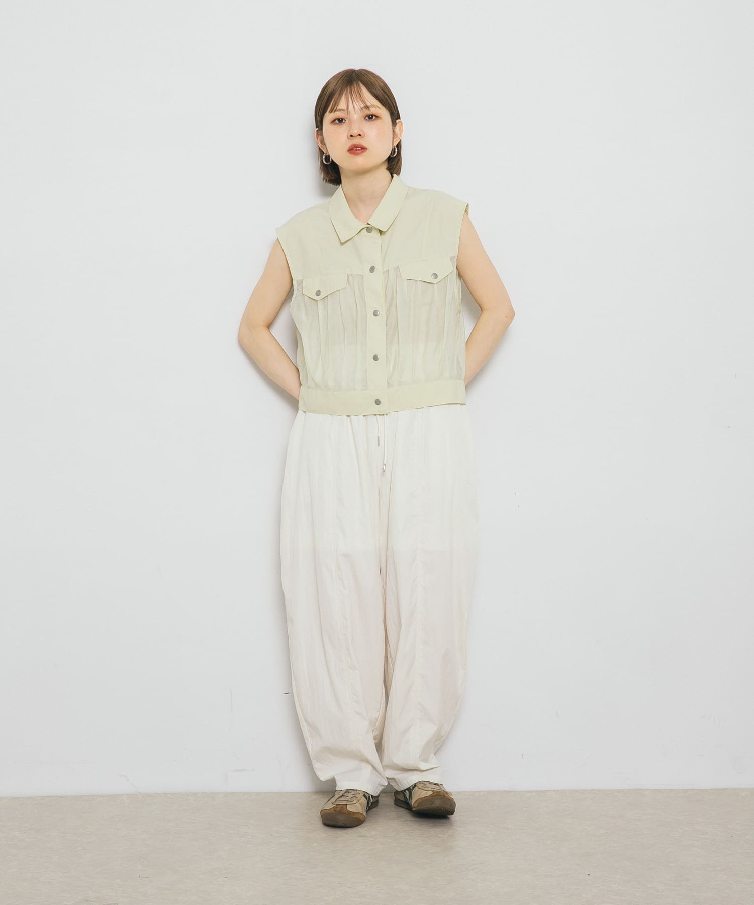 身長：153cm サイズ：one