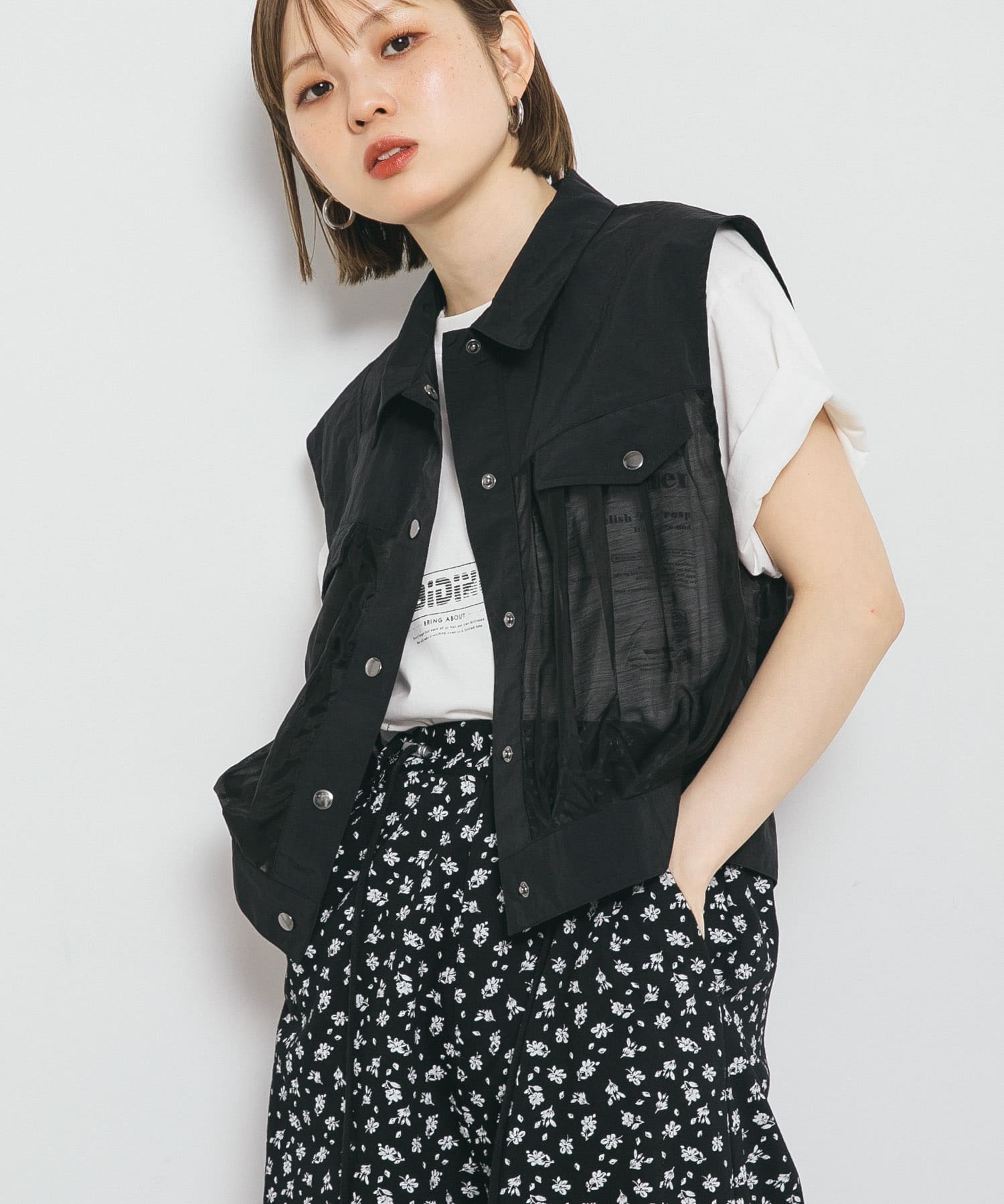 身長：153cm サイズ：one