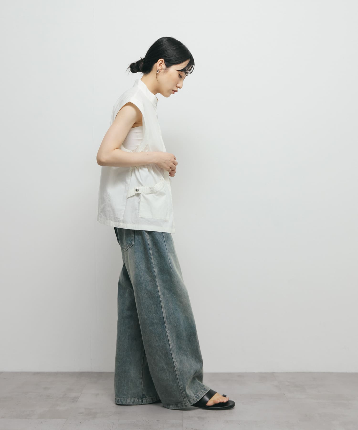 身長：160cm サイズ：one