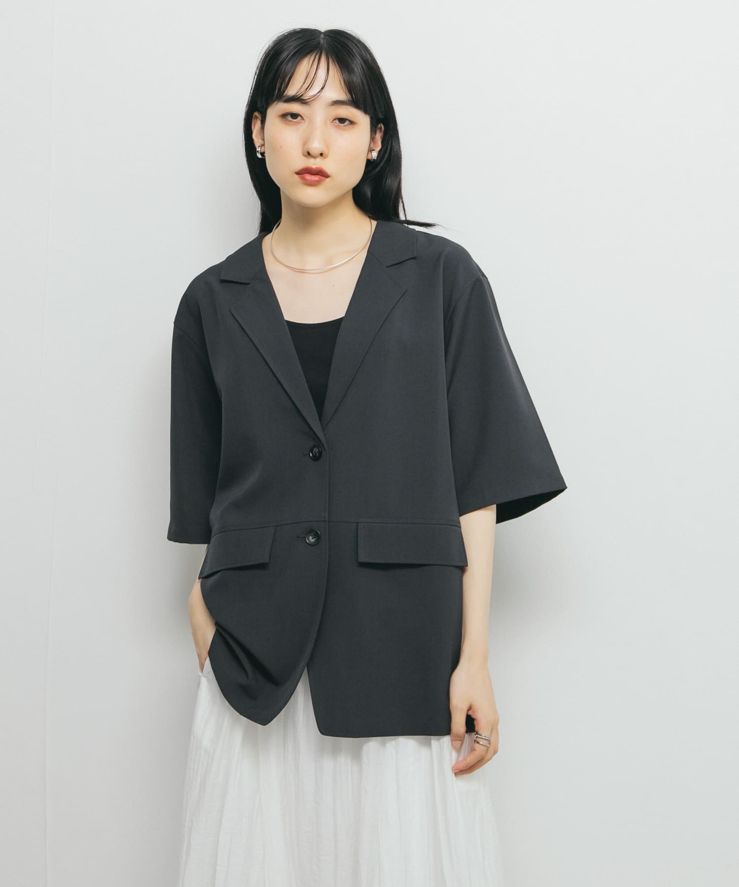身長：160cm サイズ：one