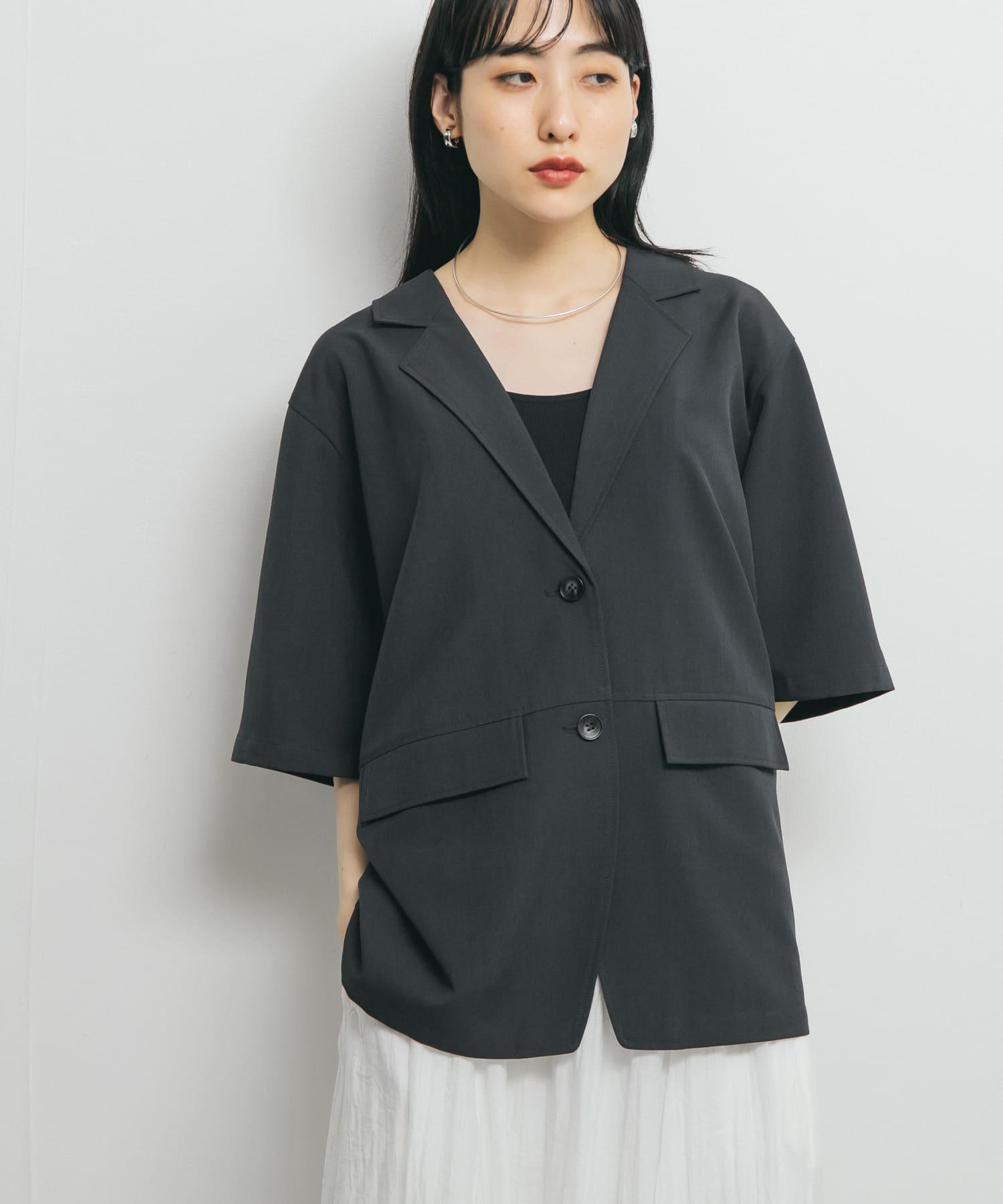 身長：160cm サイズ：one