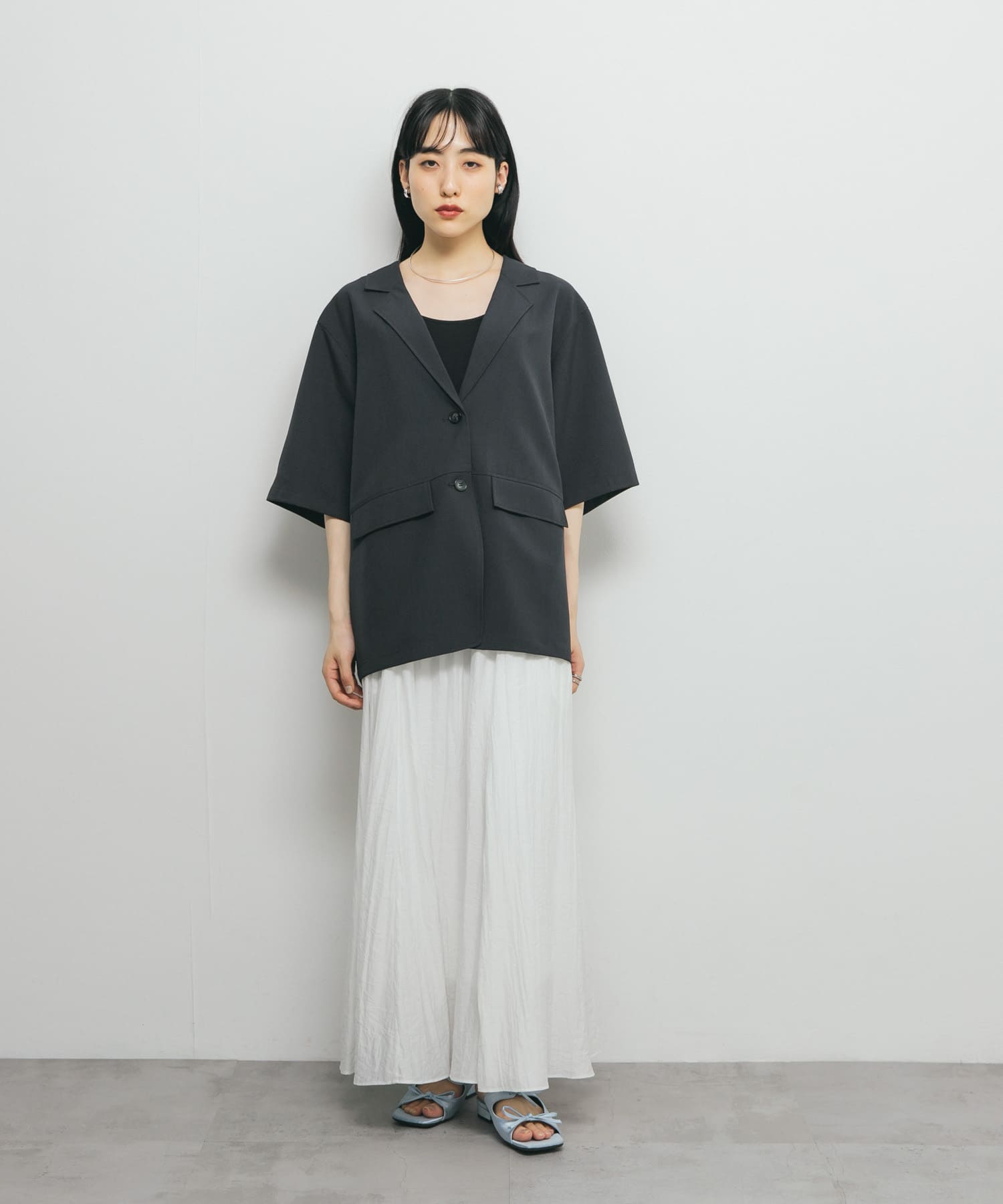 身長：160cm サイズ：one