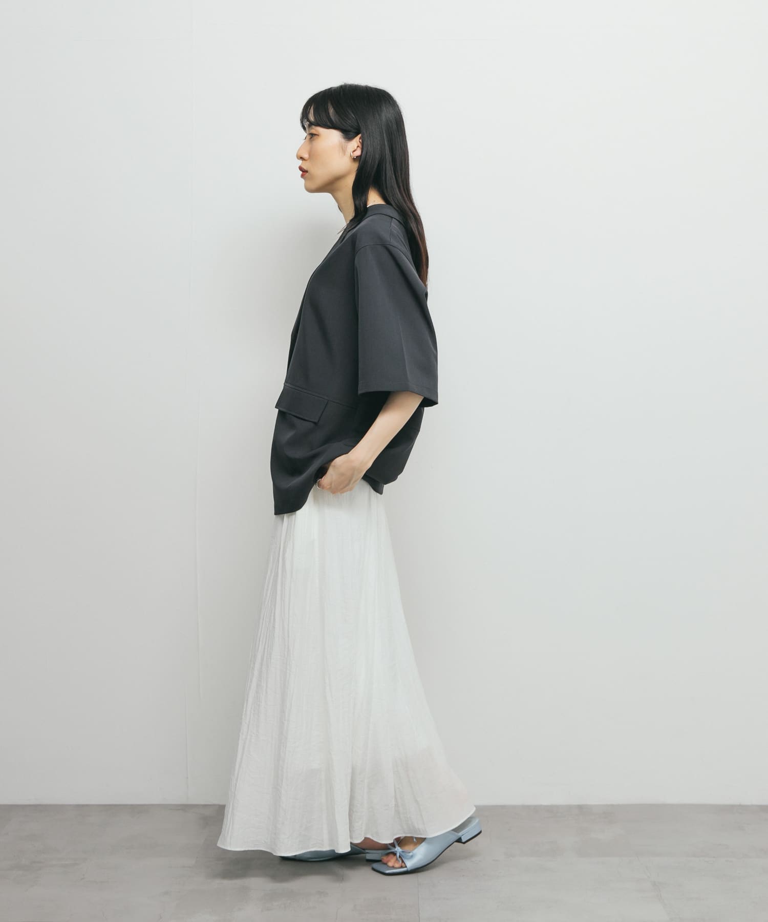 身長：160cm サイズ：one