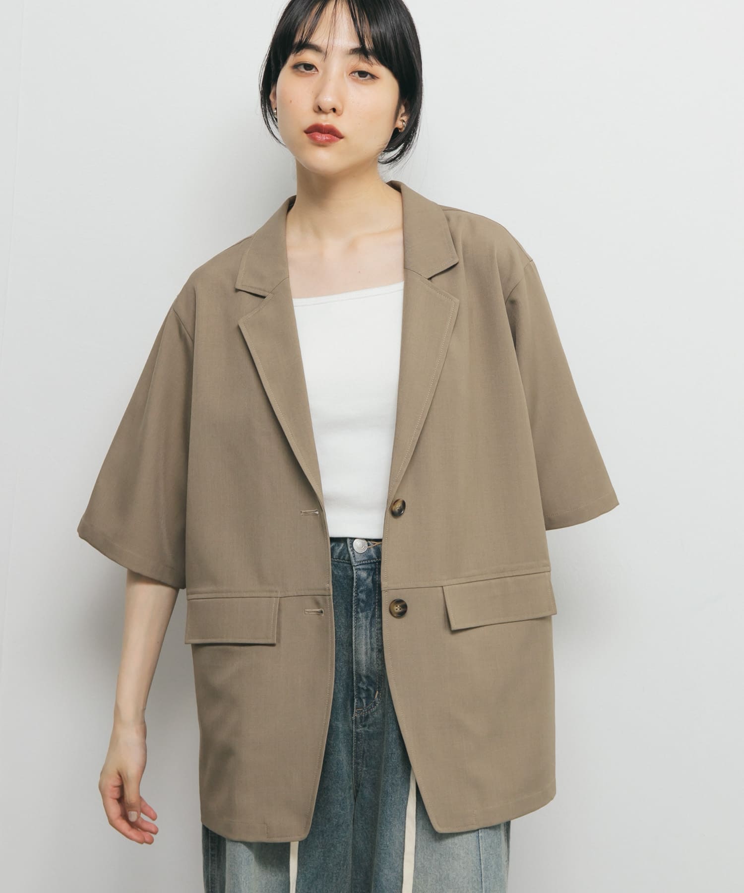 身長：160cm サイズ：one